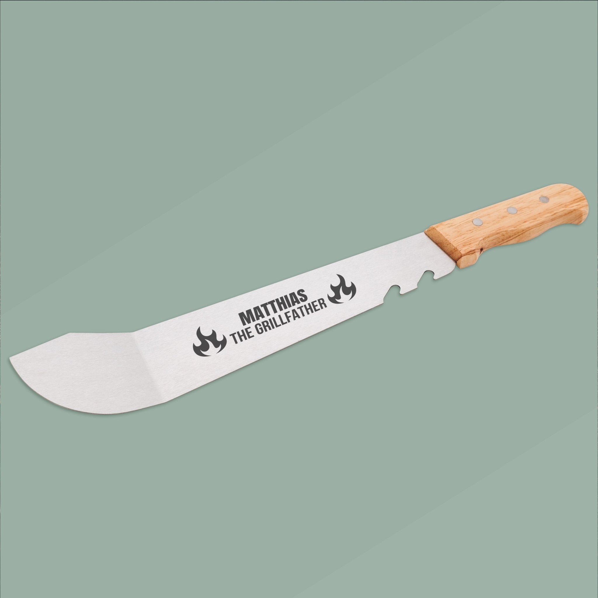 Grillmachete aus Edelstahl - The Grillfather - Abenteuernah