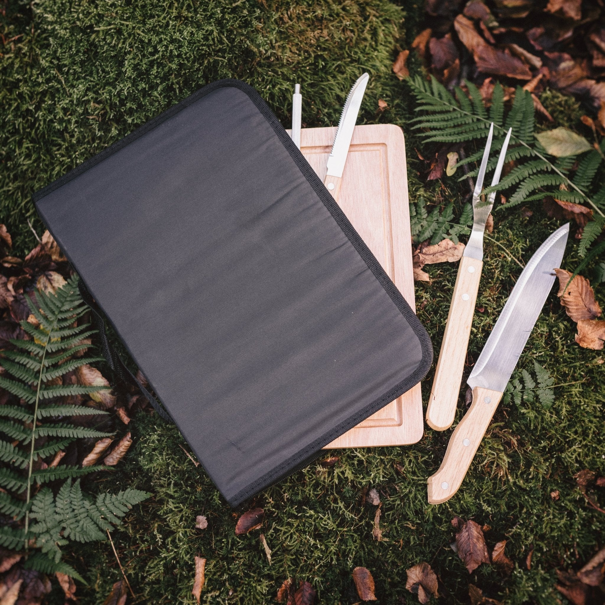 Grillset und Tasche - Vintage Grillmeister - Abenteuernah