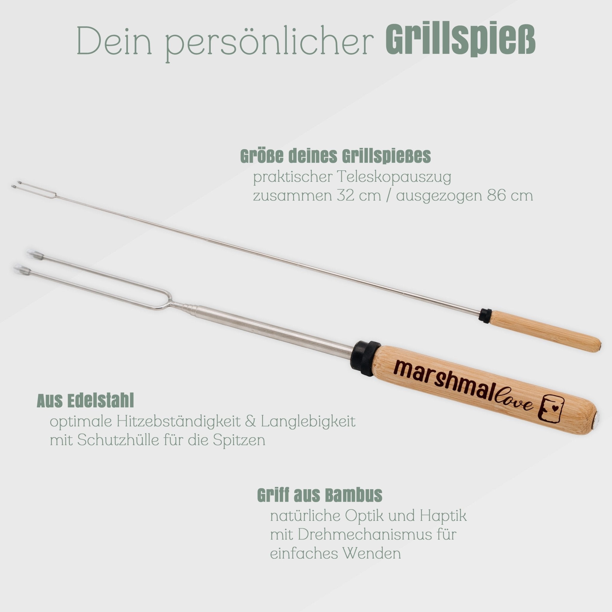 Grillspieß mit Spruch - Abenteuernah