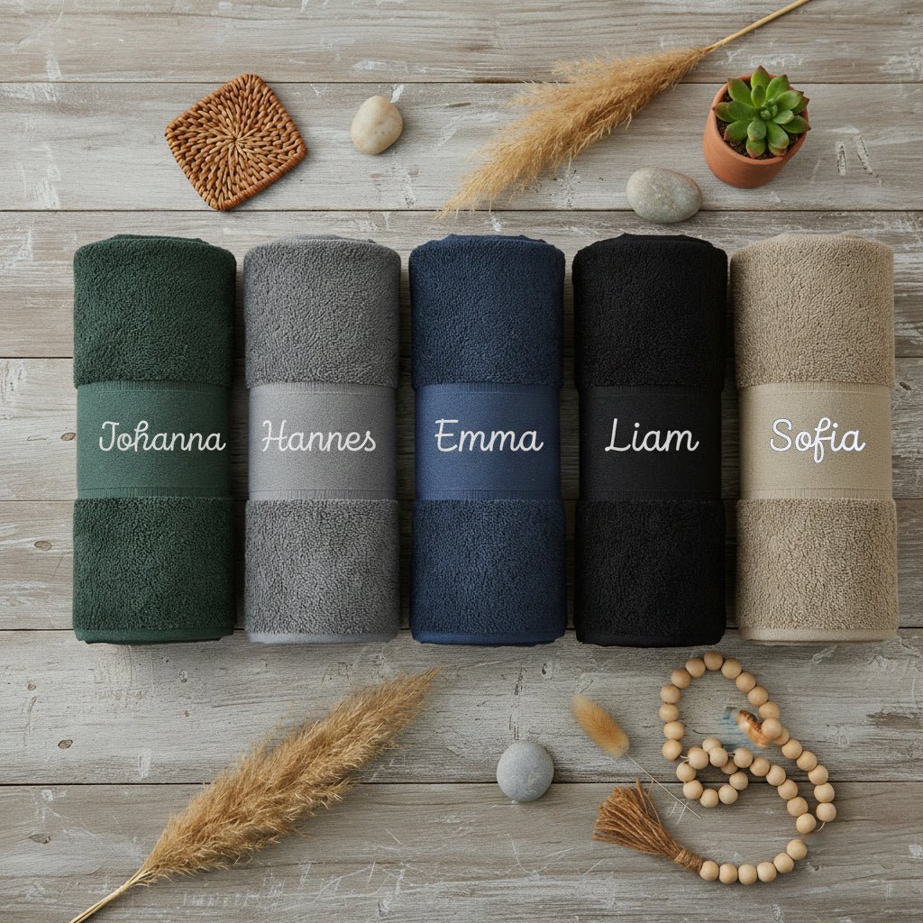 Handtuch Baumwolle - Name - Abenteuernah