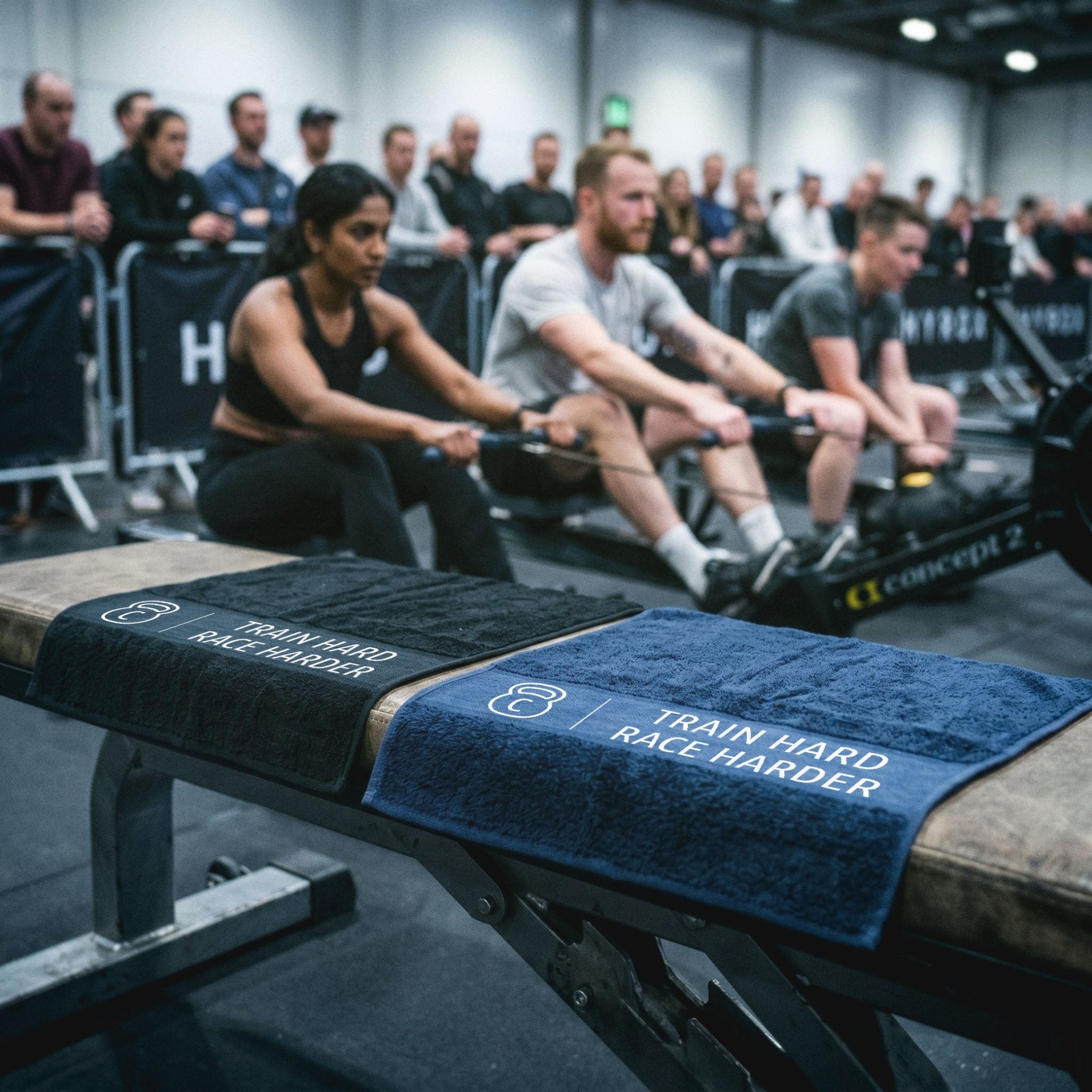 Handtuch Baumwolle personalisiert - Train Hard - Abenteuernah