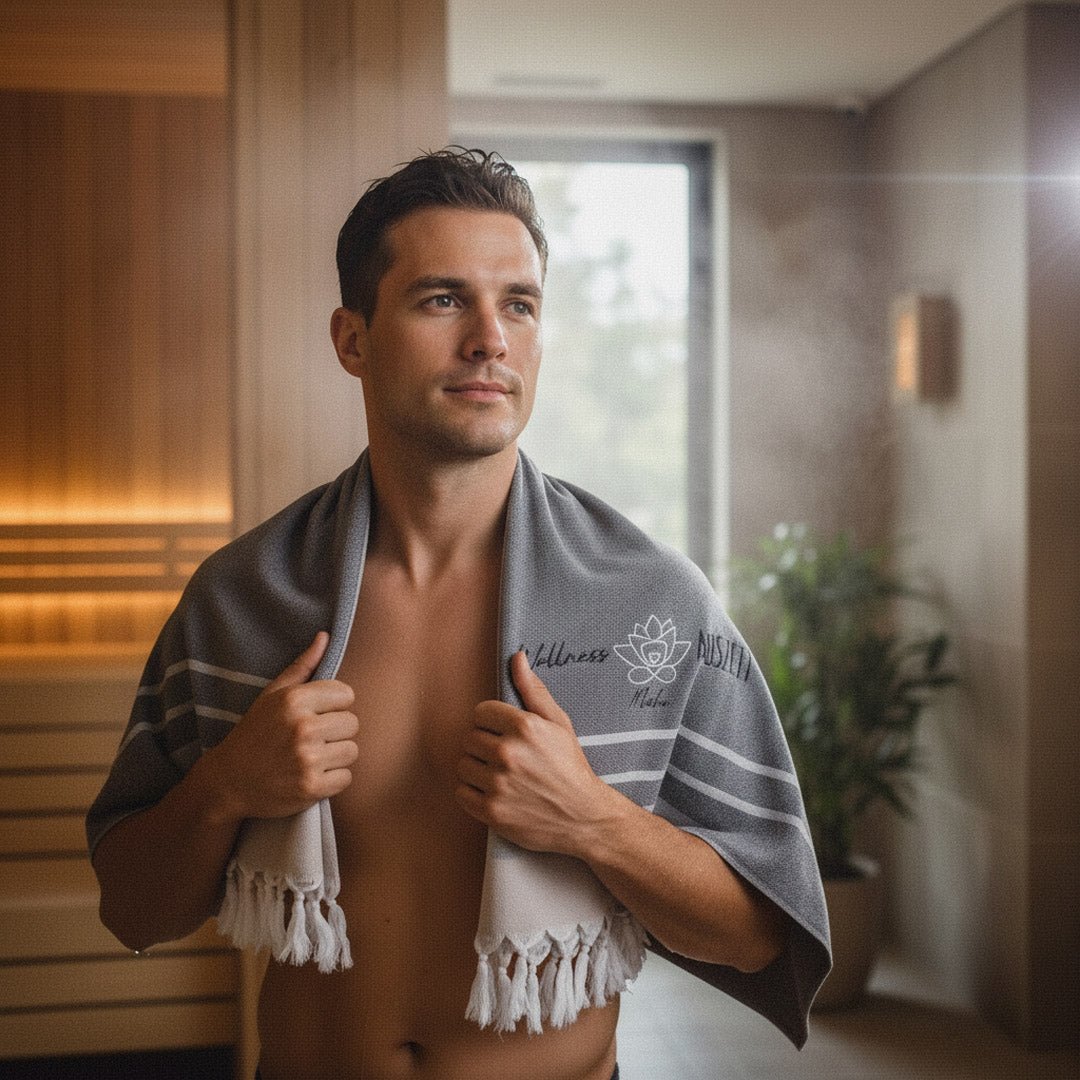 Handtuch Hamamtuch - Wellness Auszeit - Abenteuernah