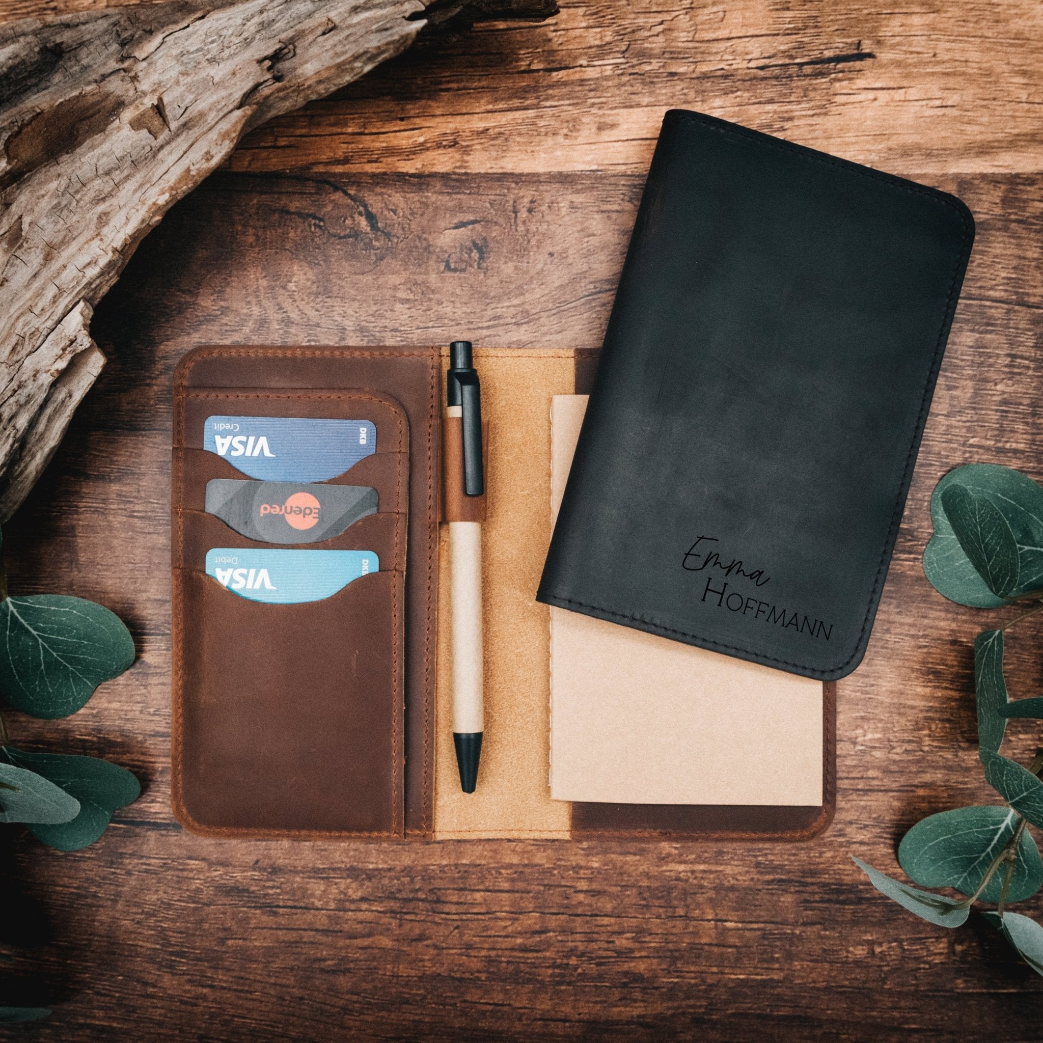 Journal aus echtem Leder - Wunschdesign - Abenteuernah