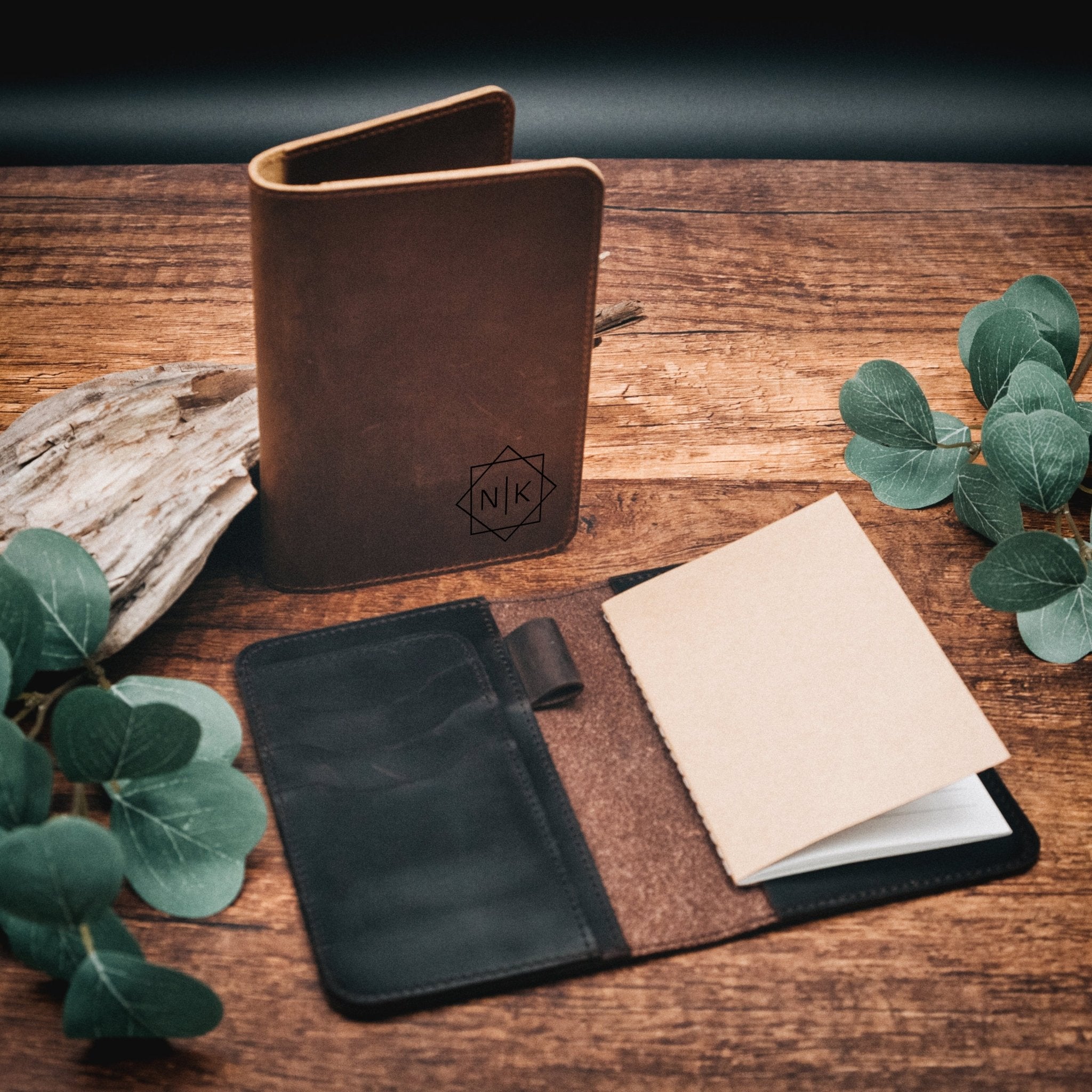 Journal aus echtem Leder - Wunschdesign - Abenteuernah