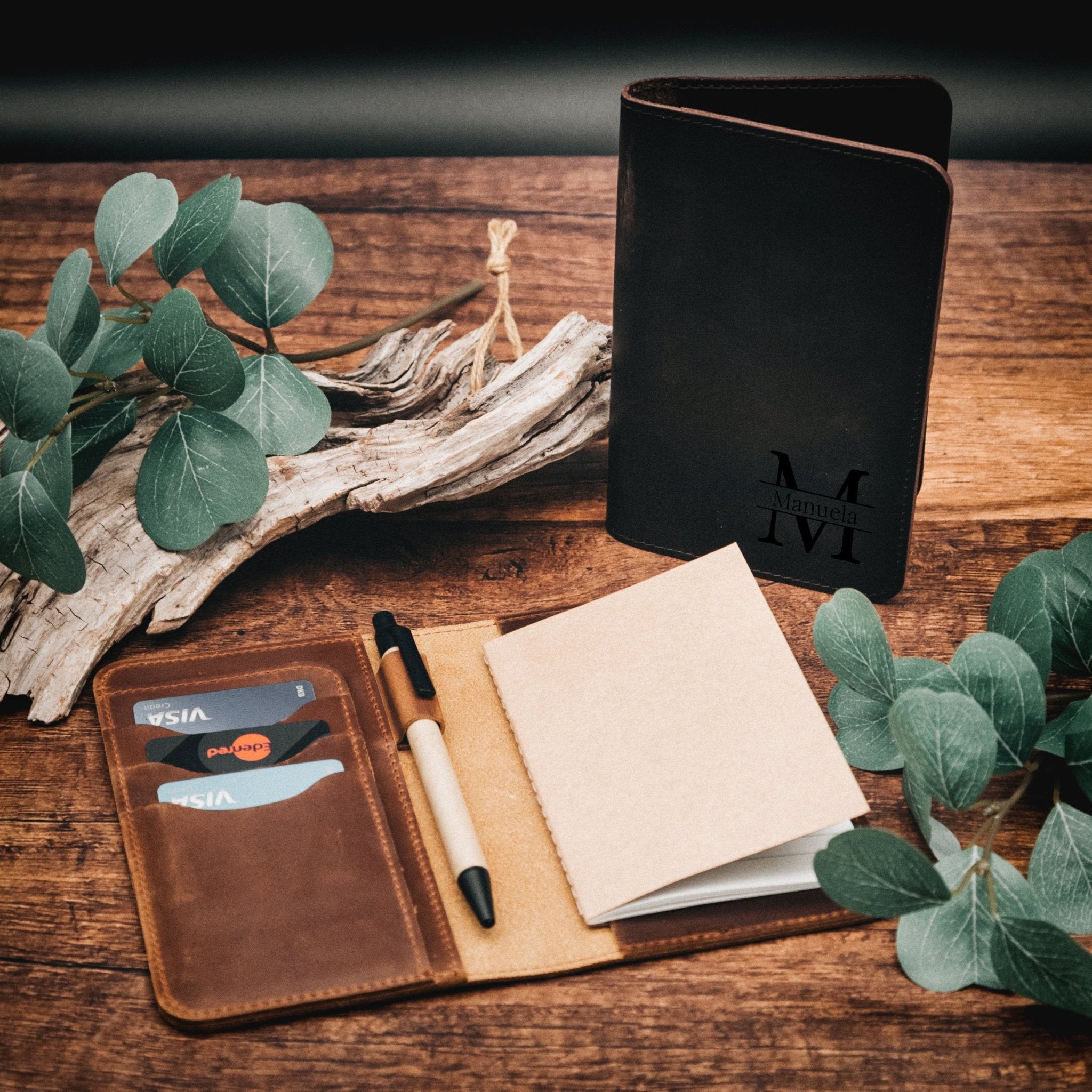 Journal aus echtem Leder - Wunschdesign - Abenteuernah