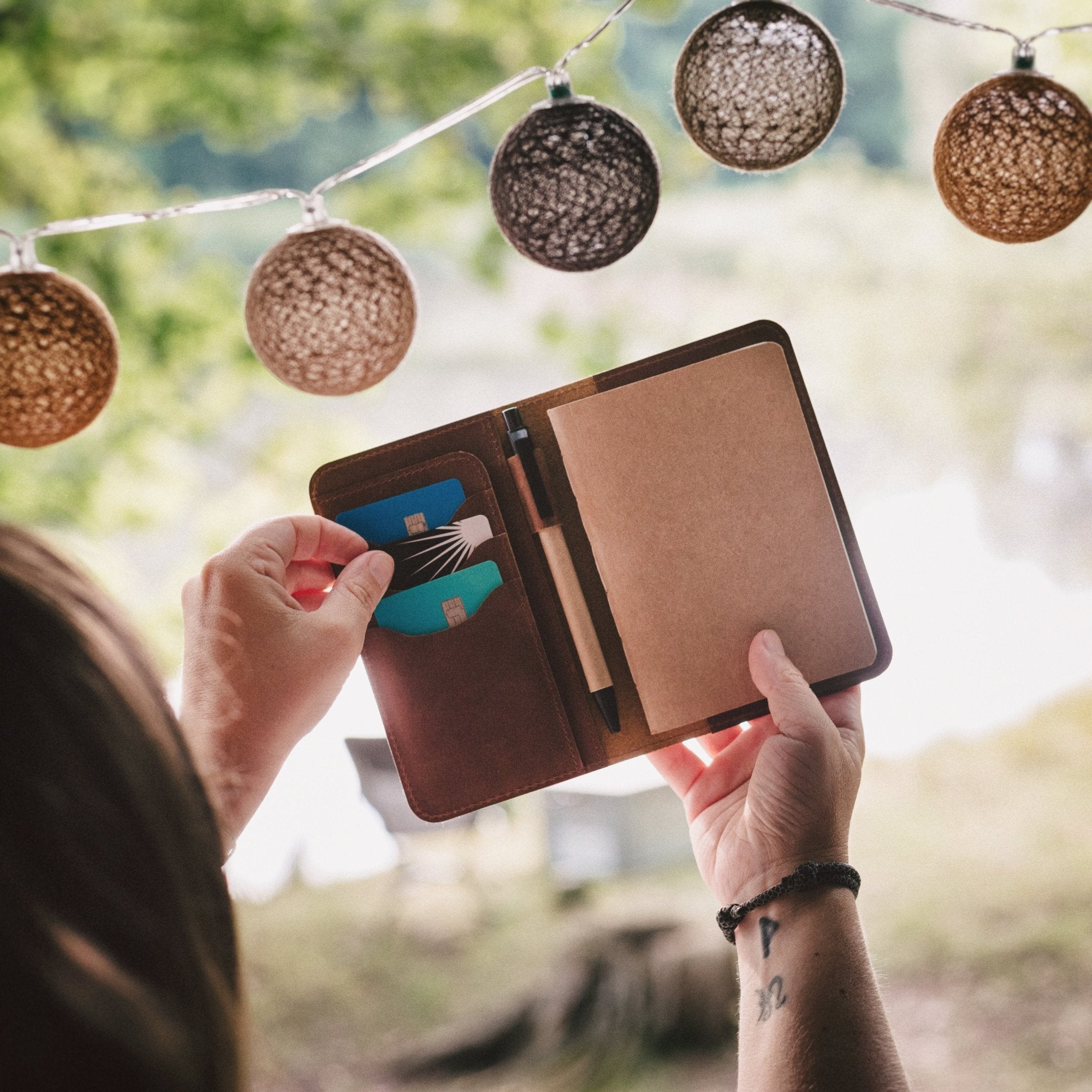 Journal aus echtem Leder - Wunschname - Abenteuernah