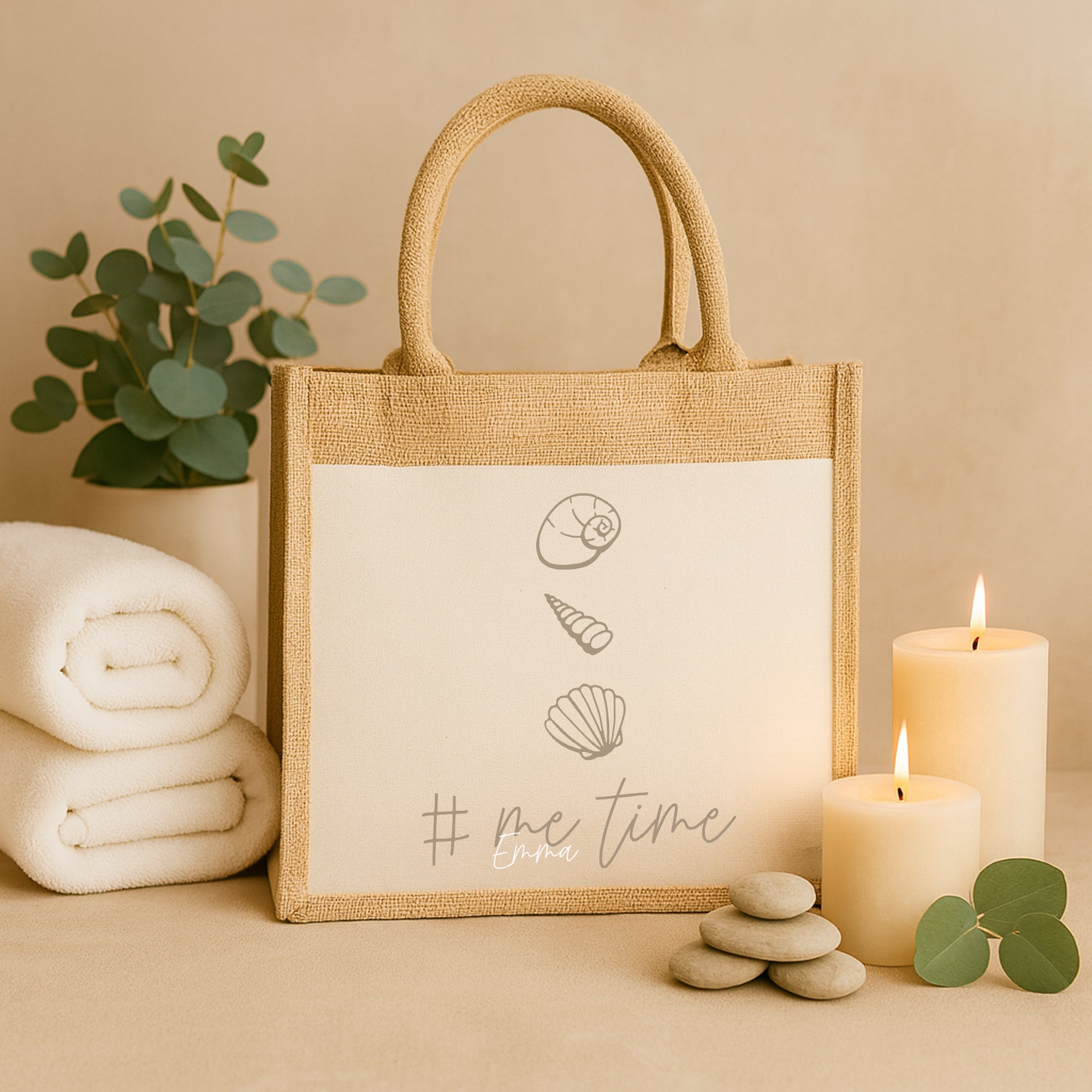 Jutetasche - Me time - Abenteuernah