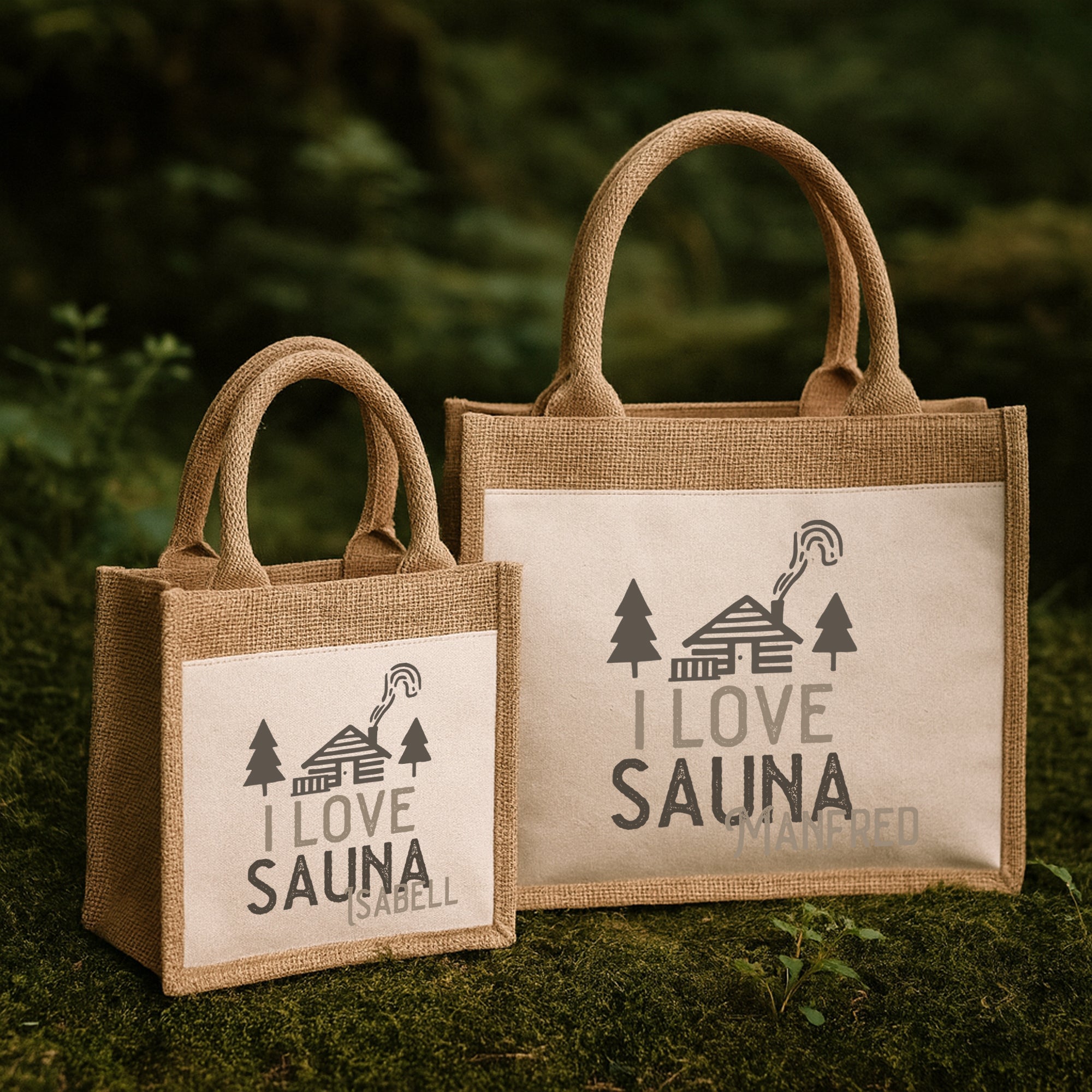 Jutetasche - Sauna - Abenteuernah