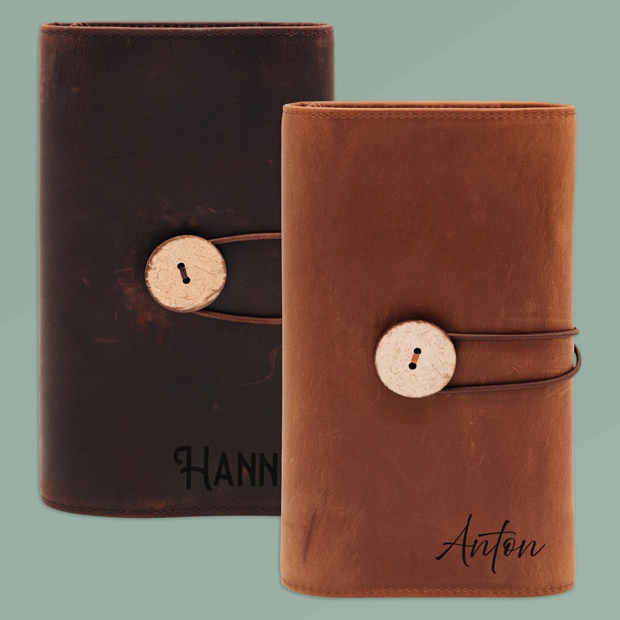 Kabelorganizer aus echtem Leder - Wunschname - Abenteuernah