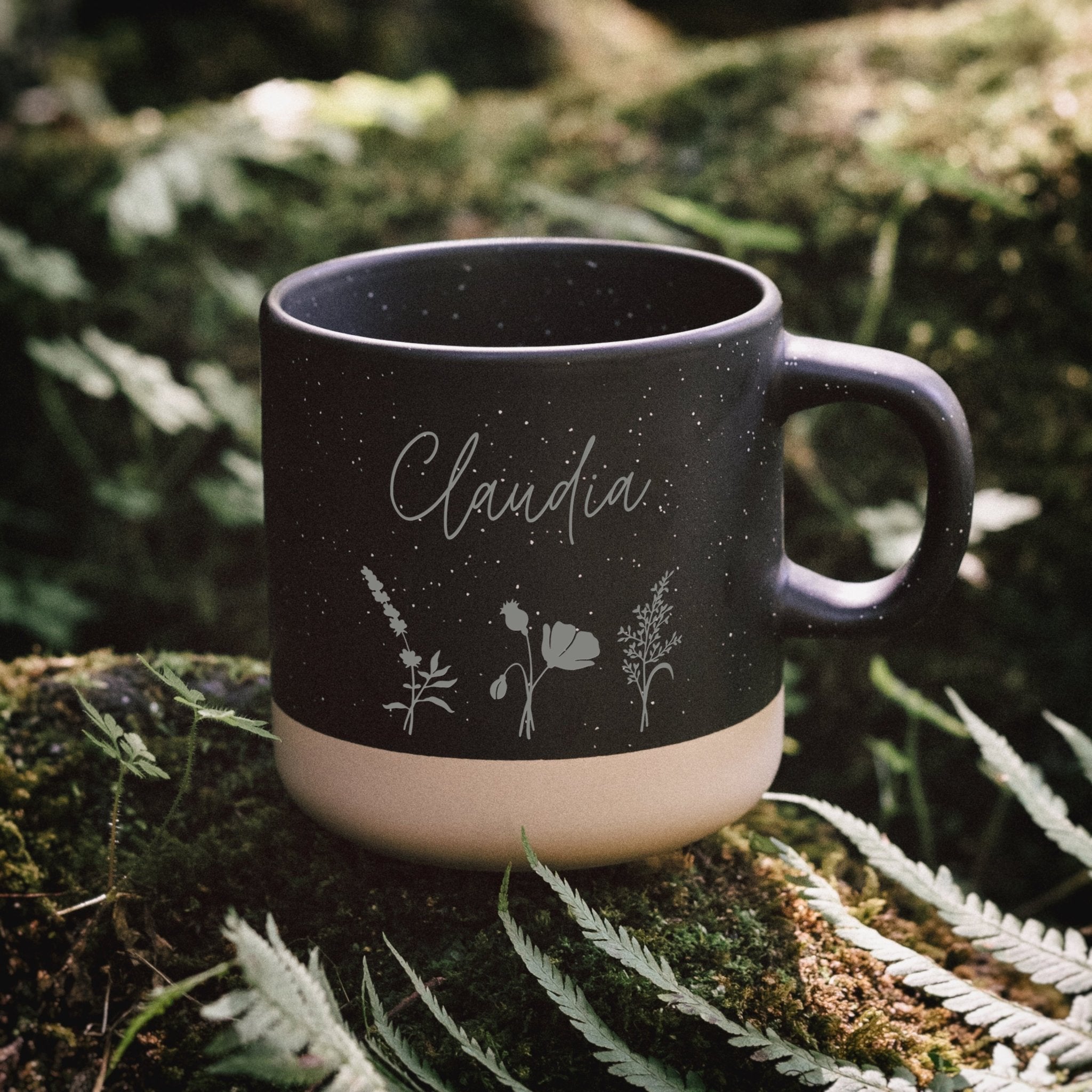 Keramiktasse Steingut - Blumenwiese - Abenteuernah