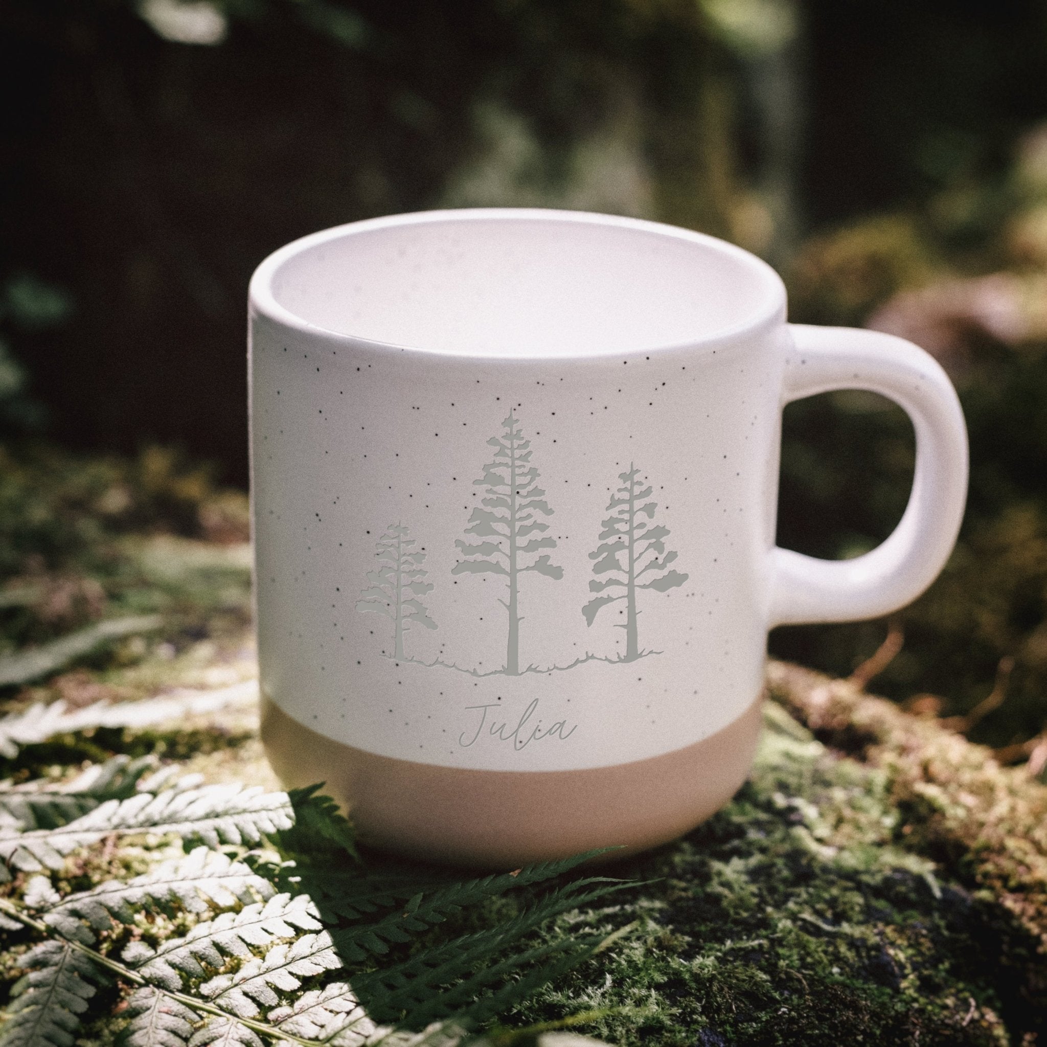 Keramiktasse Steingut - Wald - Abenteuernah