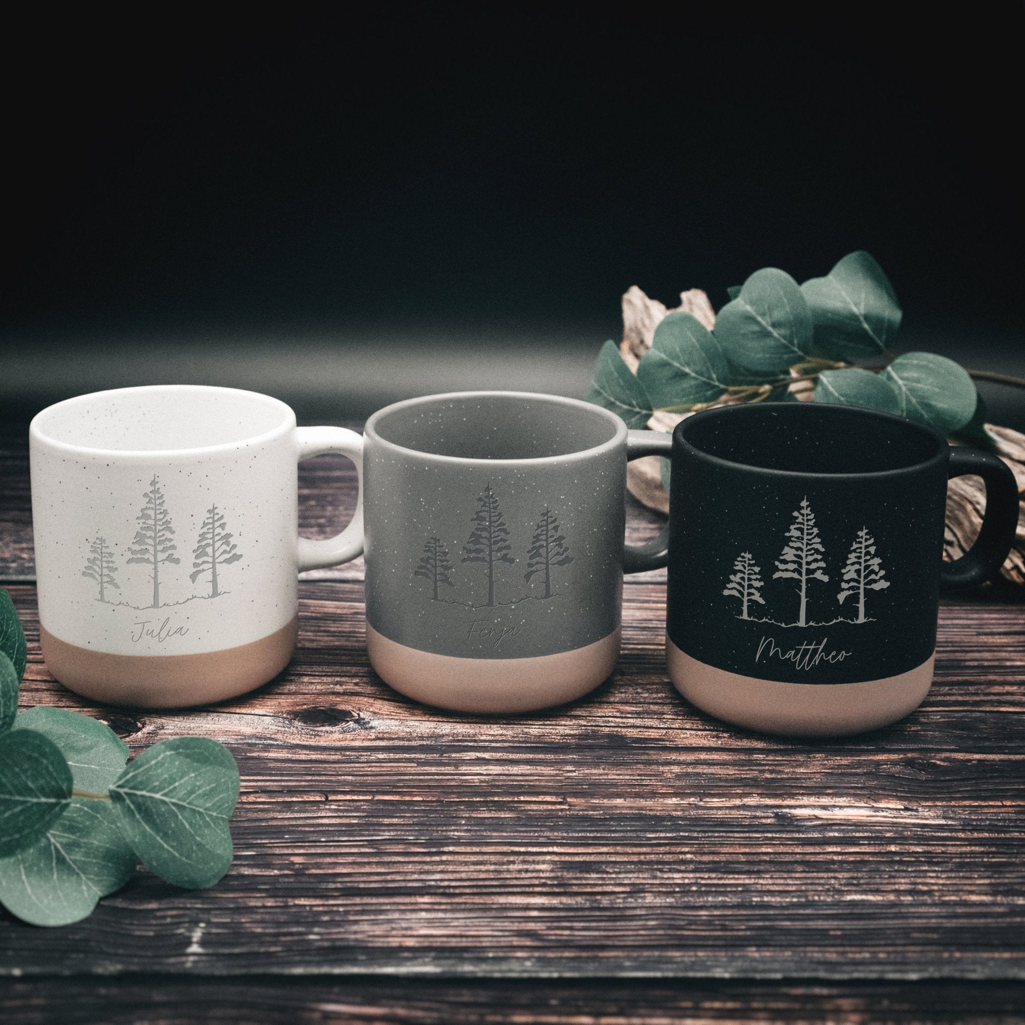 Keramiktasse Steingut - Wald - Abenteuernah