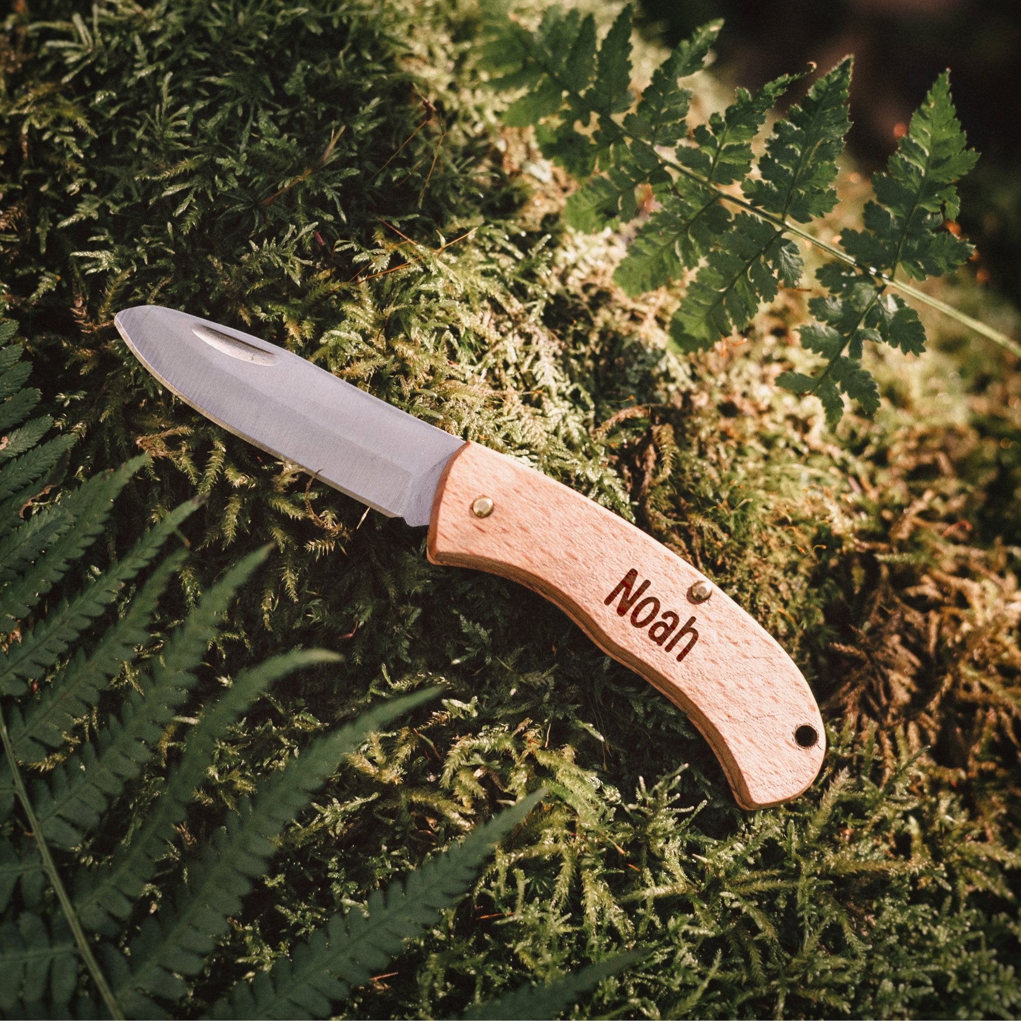 Kinder Schnitzmesser personalisiert - Abenteuernah