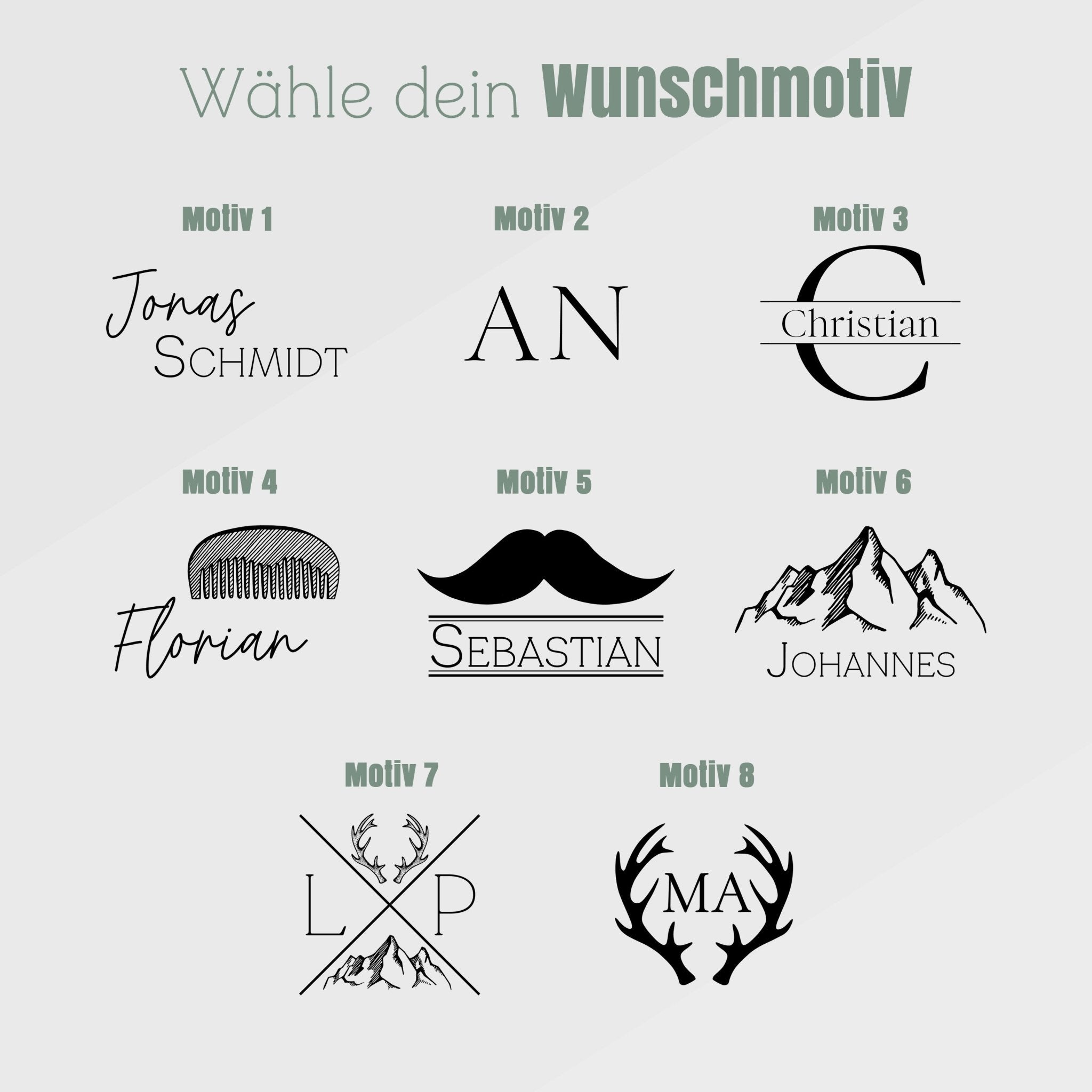 Leder Kulturbeutel - Motiv - Abenteuernah