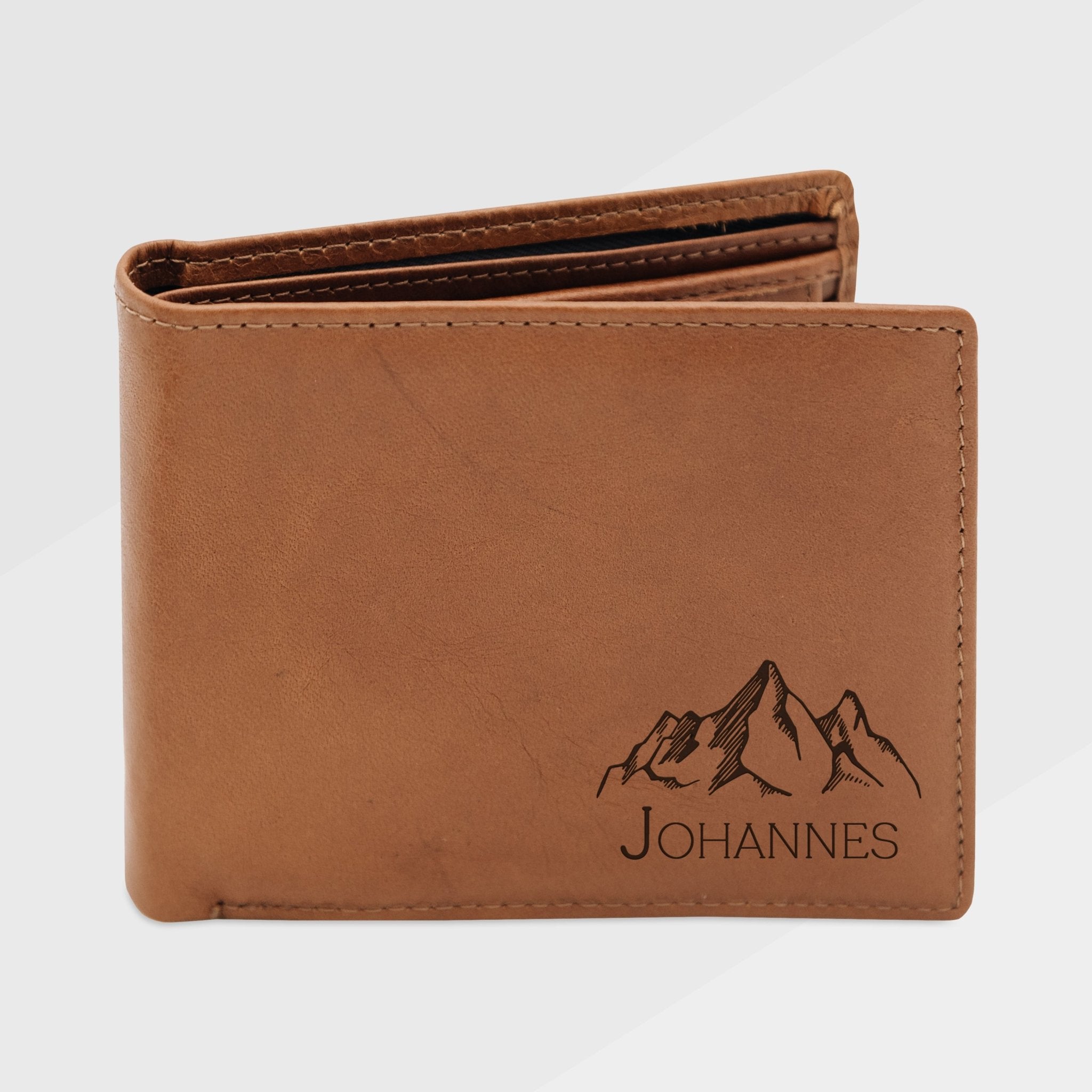 Leder Portemonnaie - Berge - Abenteuernah