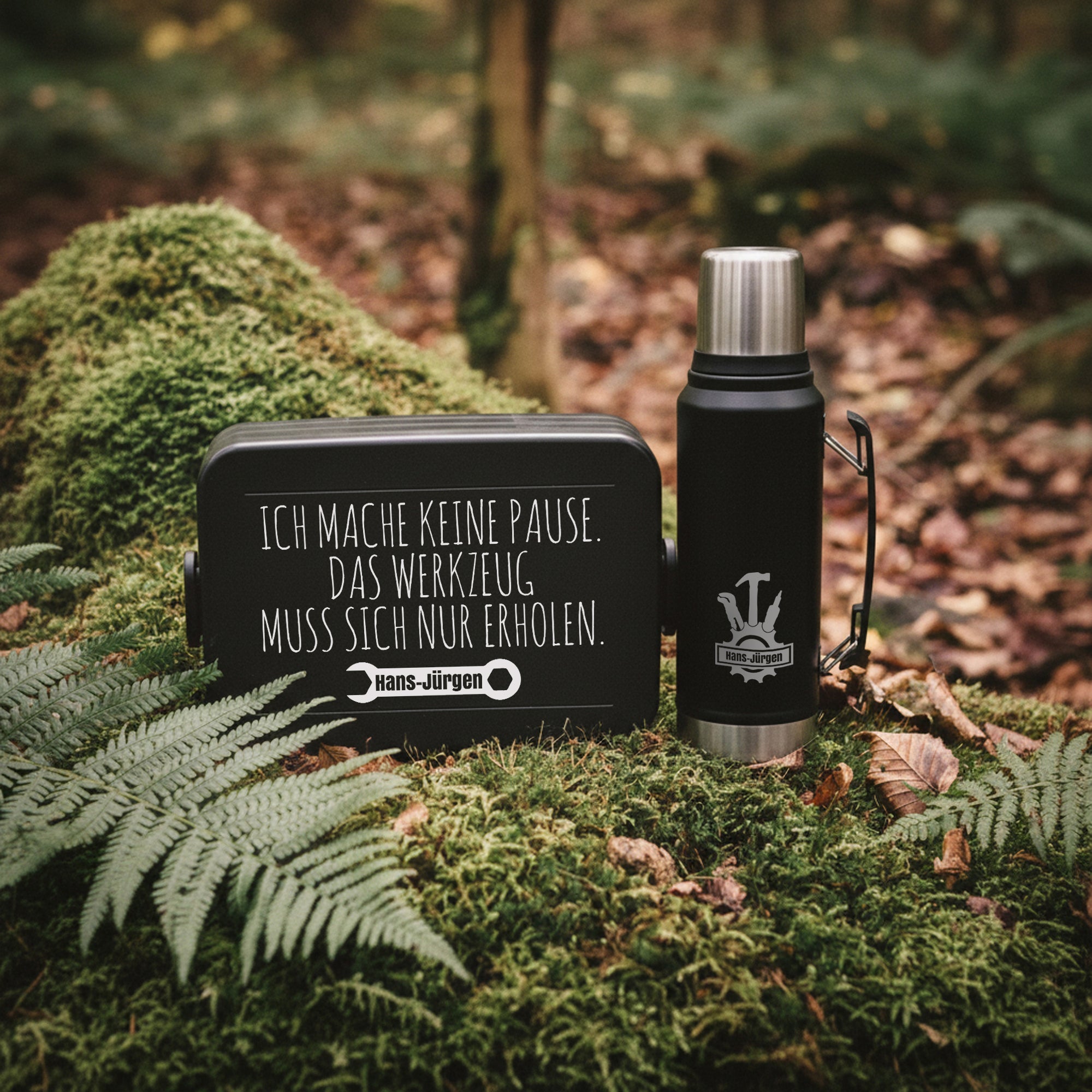 Lunchset - XXL Mepal Brotdose & Thermosflasche - Werkzeug - Abenteuernah