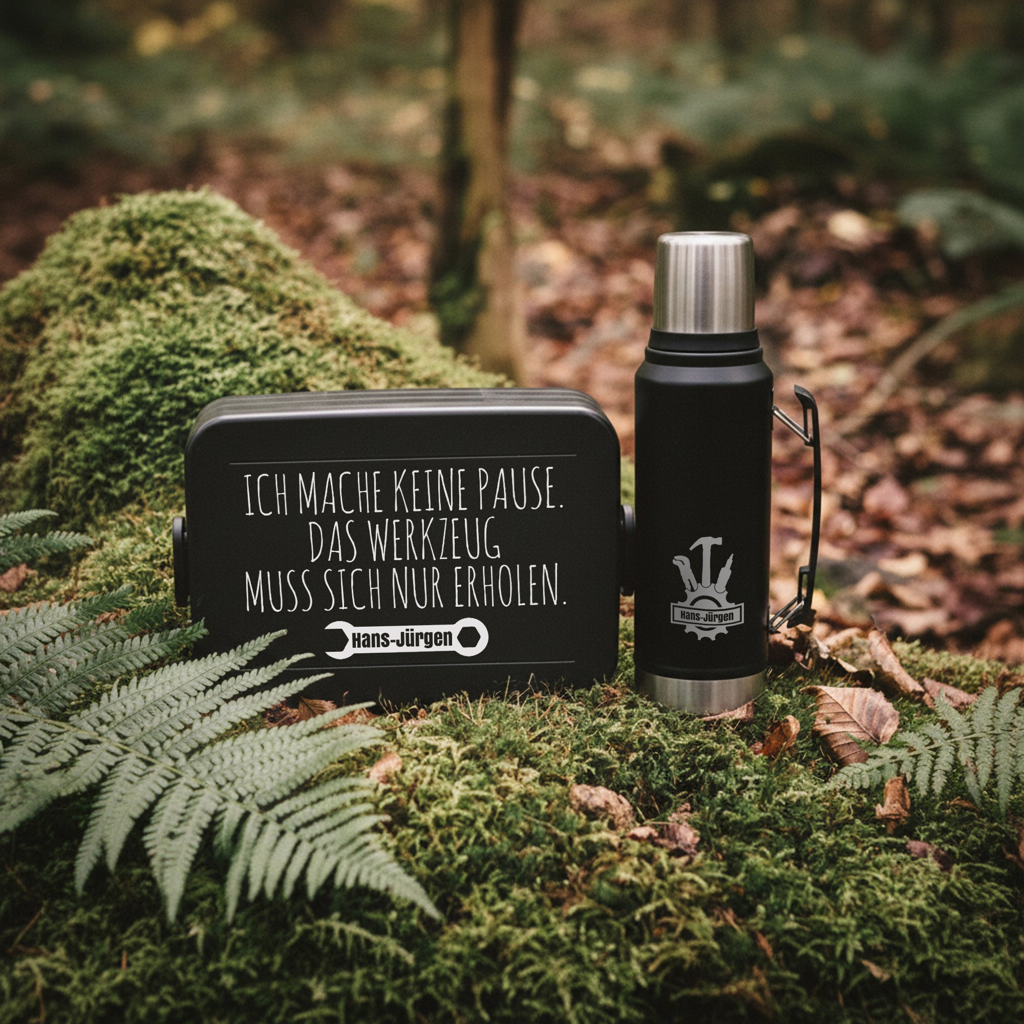 Lunchset - XXL Mepal Brotdose & Thermosflasche - Werkzeug