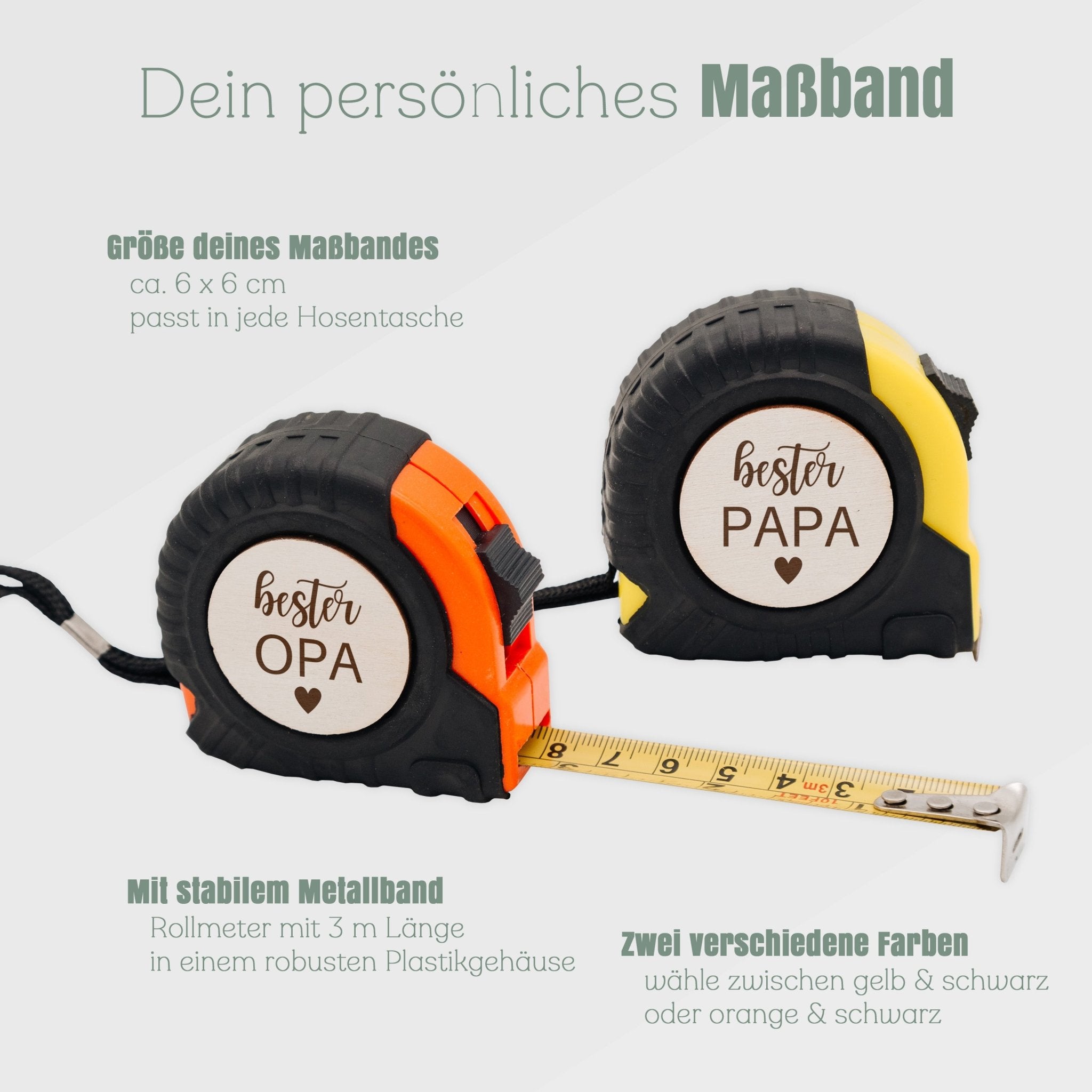 Maßband - "bester Papa/Opa" - Abenteuernah