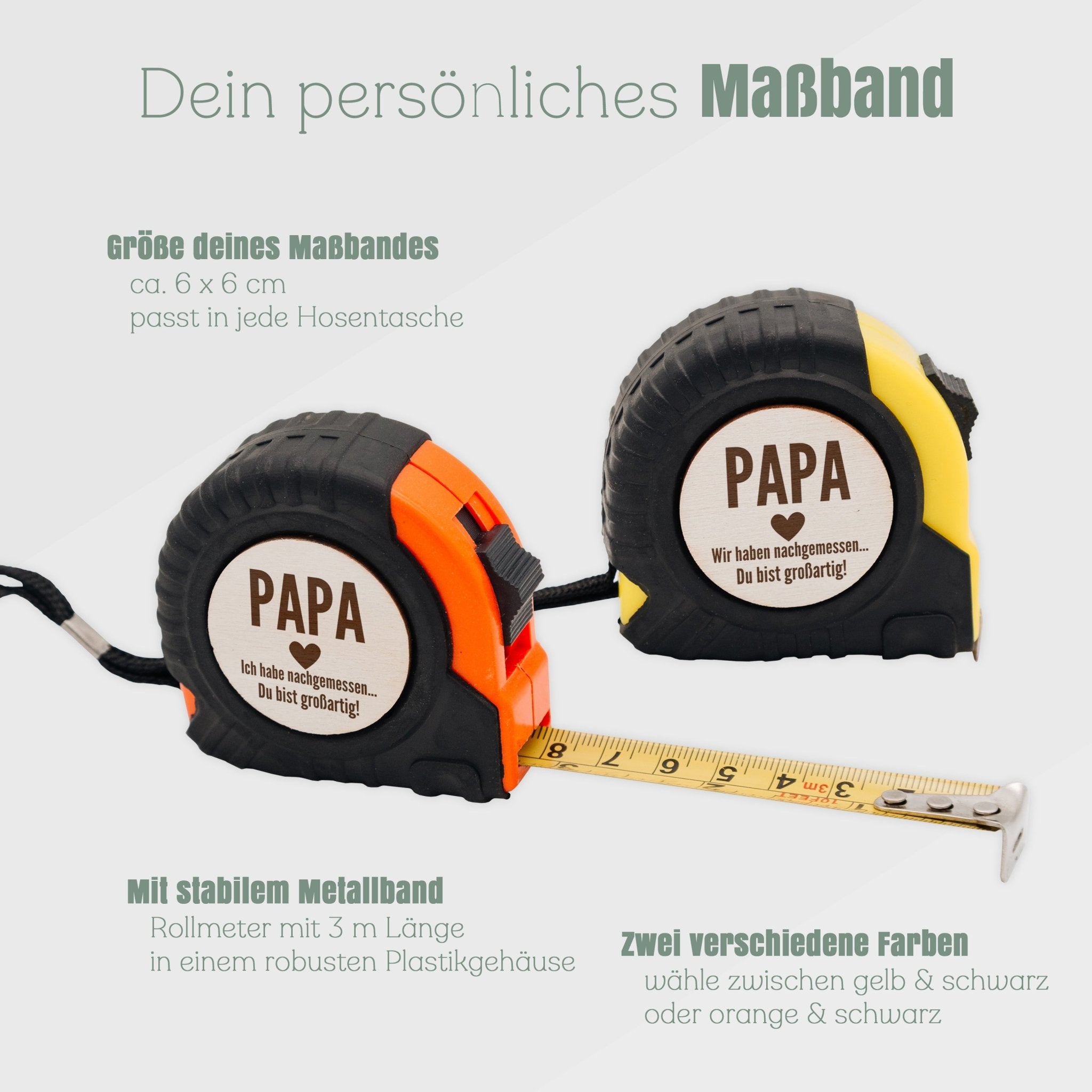 Maßband - "Papa nachgemessen..." - Abenteuernah