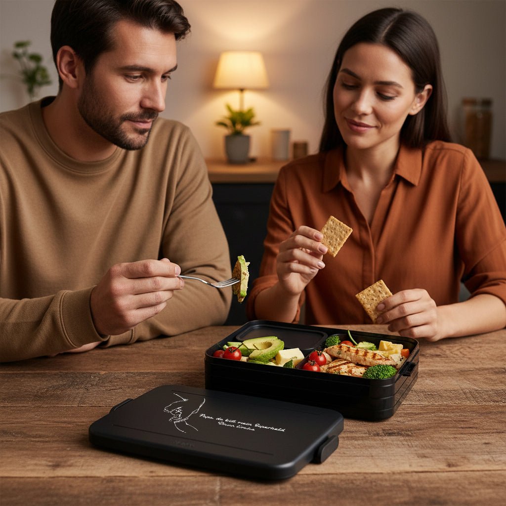 Mepal Brotdose mit Bentoeinsatz - Papa Superheld - Abenteuernah