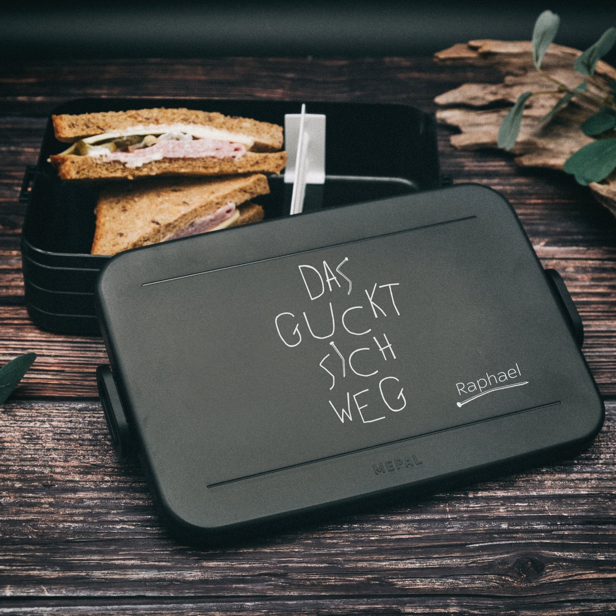 Mepal Brotdose schwarz XXL - Das guckt sich weg - Abenteuernah