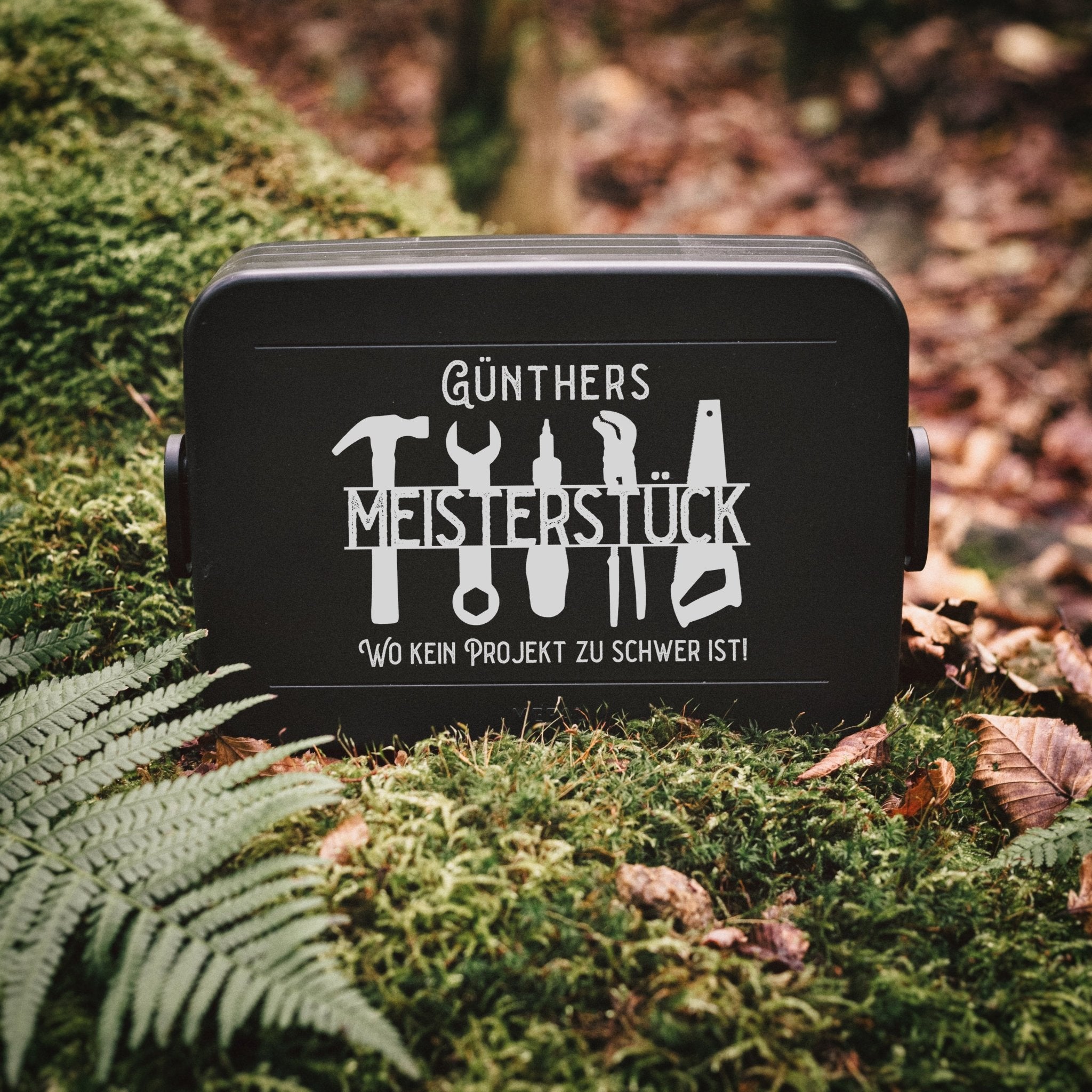 Mepal Brotdose schwarz XXL - Meisterstück - Abenteuernah