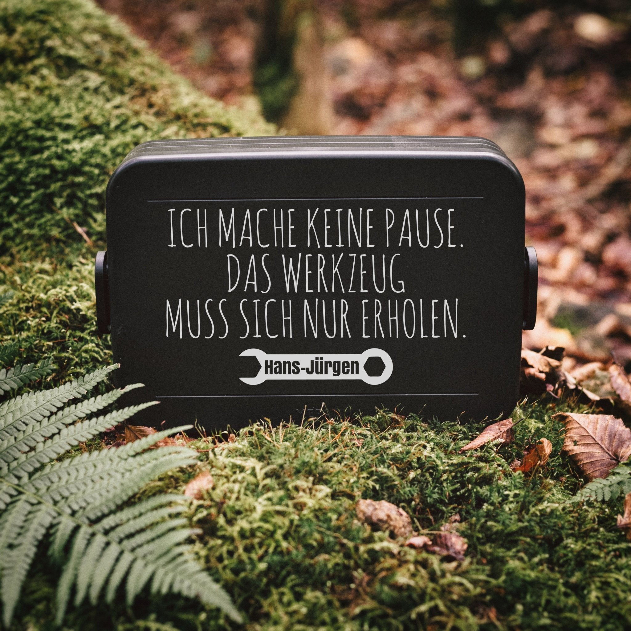 Mepal Brotdose schwarz XXL - Werkzeug Pause - Abenteuernah