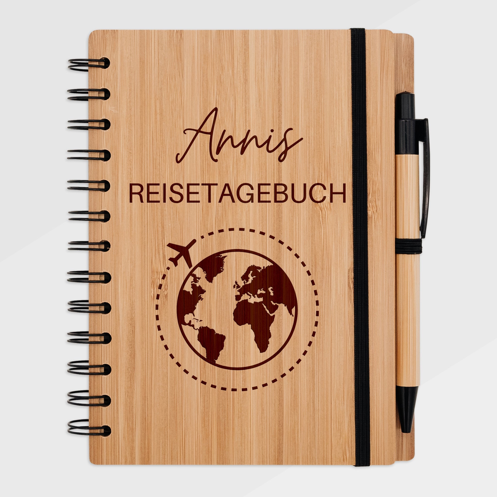 Notizbuch Holz - Reisetagebuch - Abenteuernah