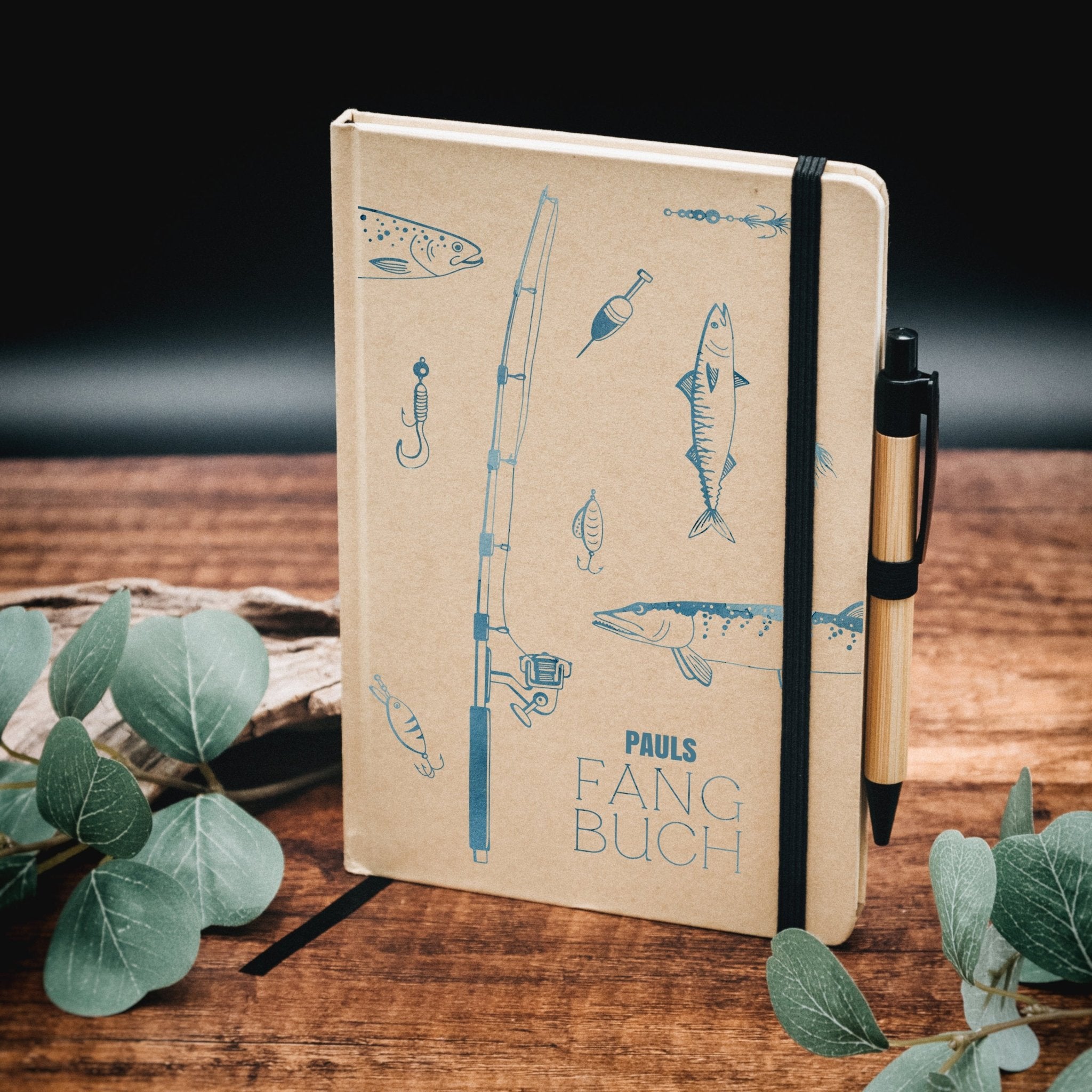 Notizbuch Karton - Fangbuch Angelzubehör - Abenteuernah