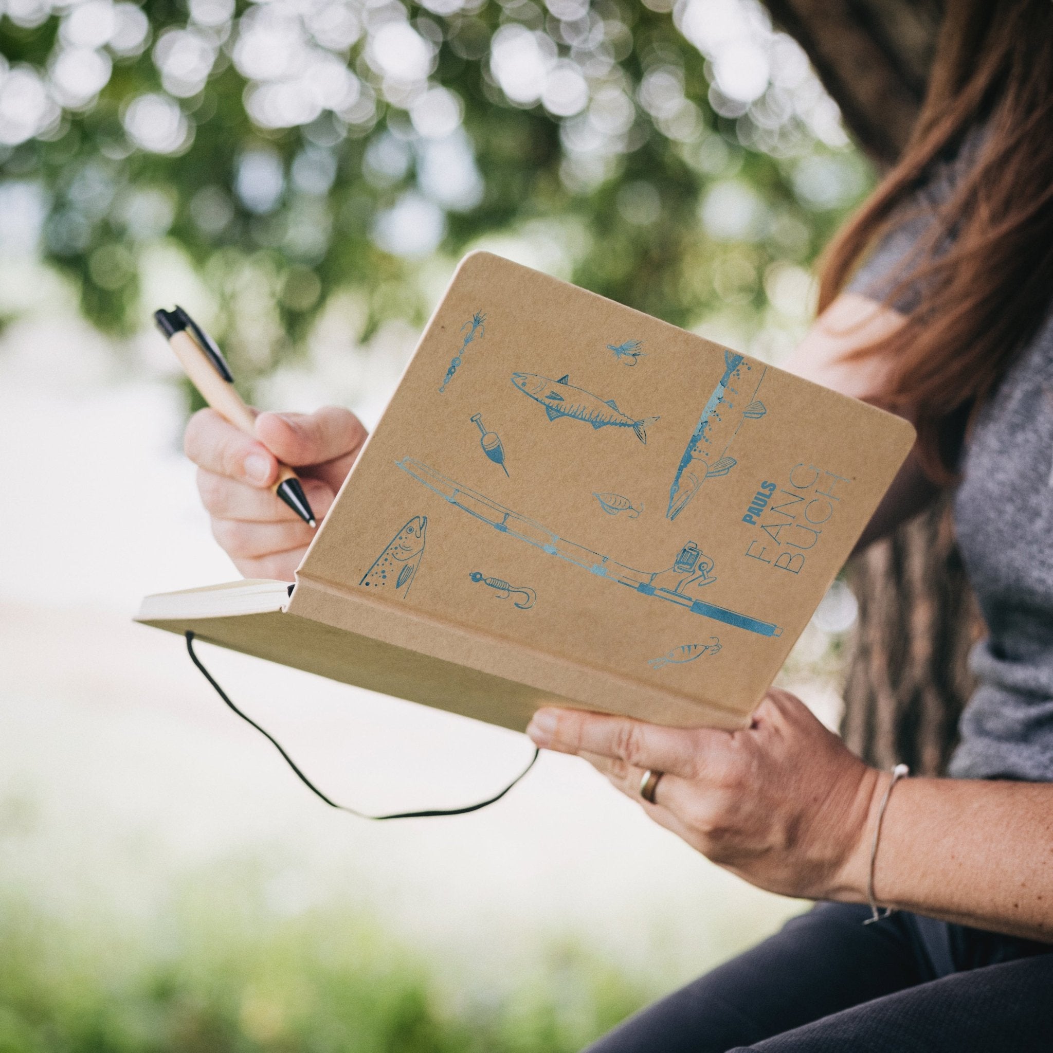 Notizbuch Karton - Fangbuch Angelzubehör - Abenteuernah