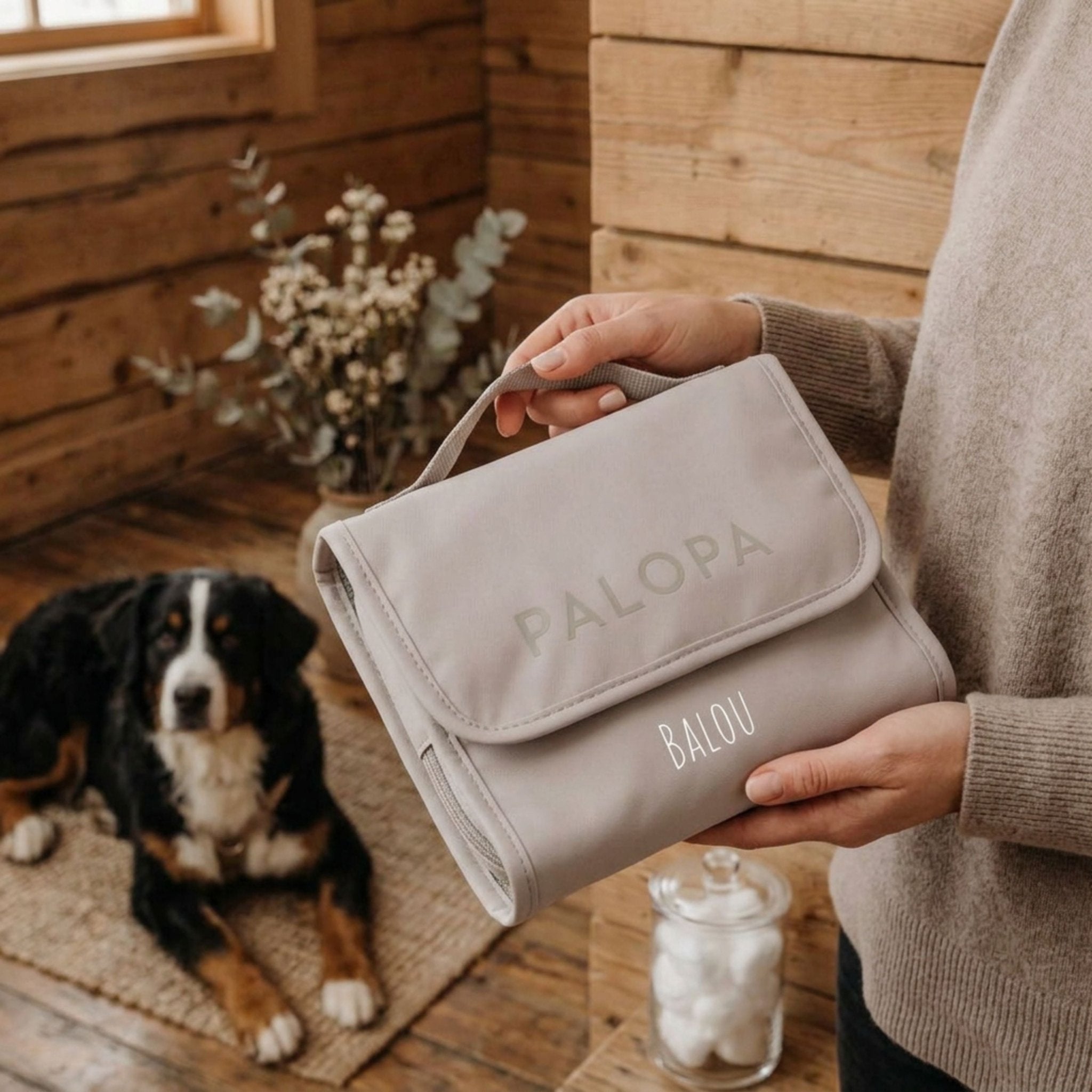 Palopa Hunde Erste - Hilfe - Set - Wunschname - Abenteuernah