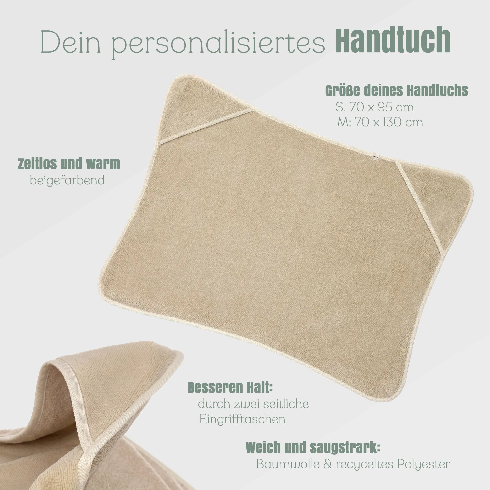 Palopa Hundehandtuch flauschig - Wunschname - Abenteuernah