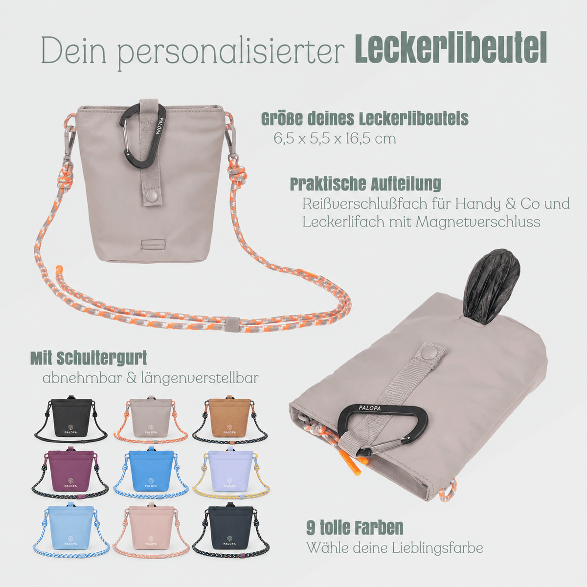 Palopa Leckerlibeutel "Karl" personalisiert - Abenteuernah