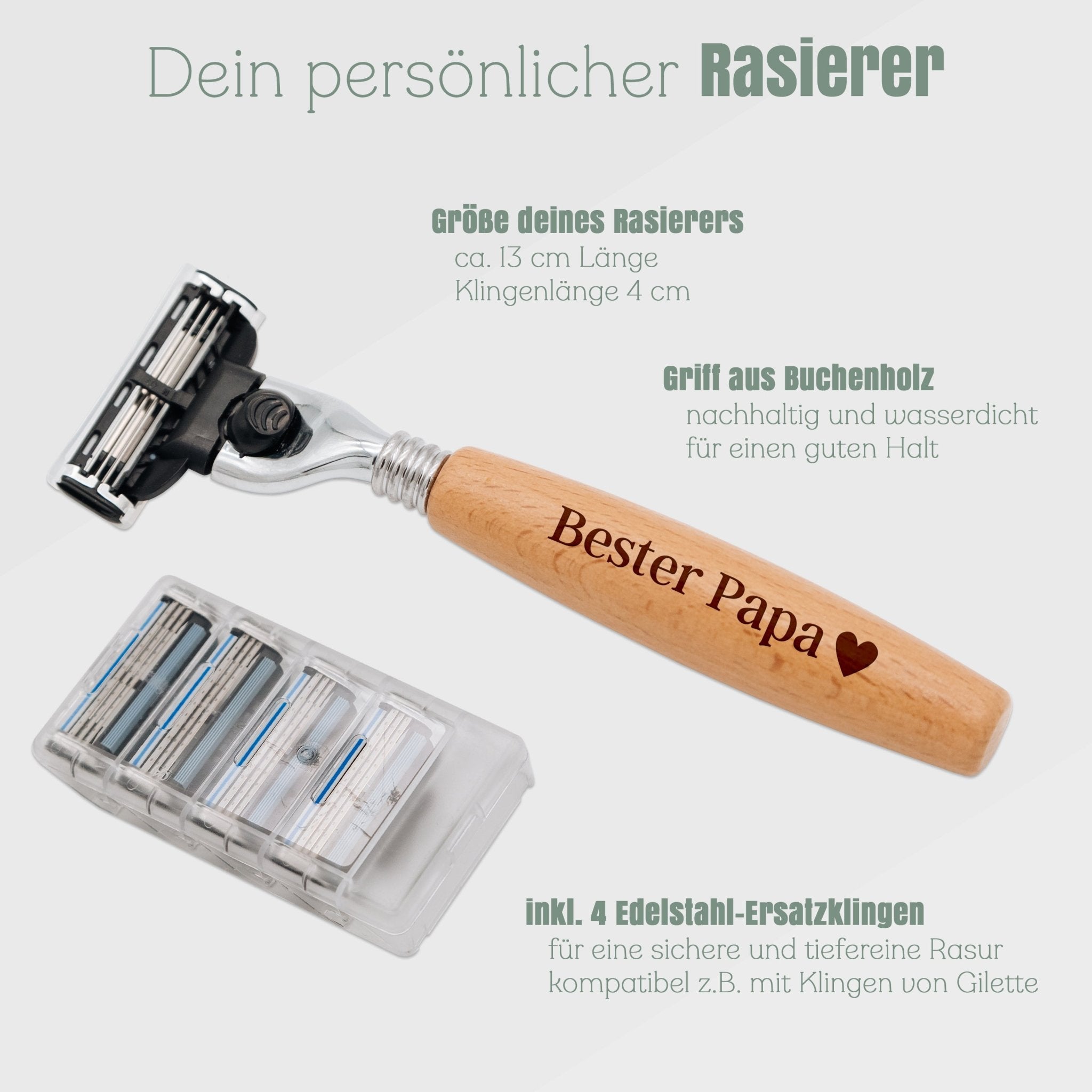 Rasierer - Bester Papa - Abenteuernah