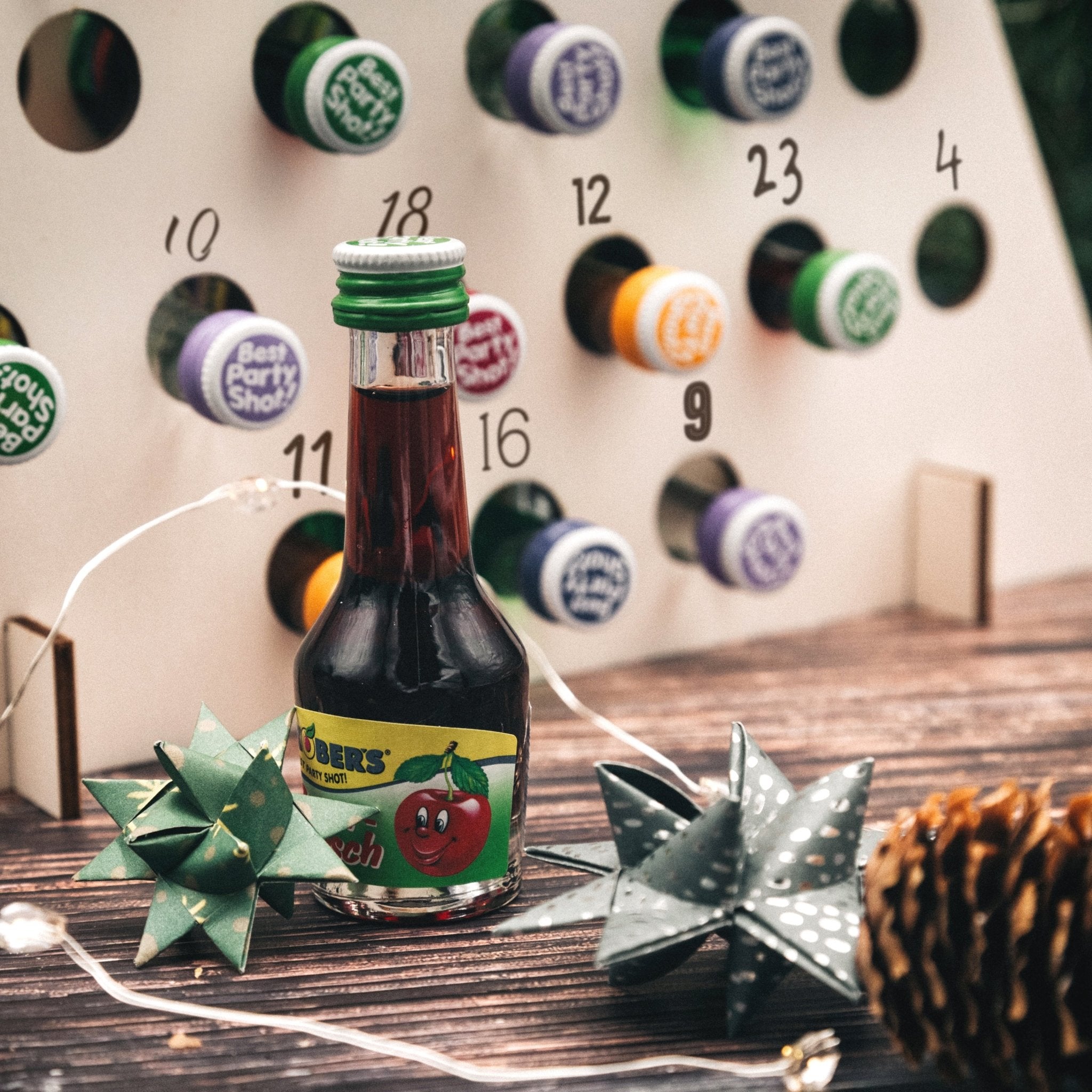 Schnaps - Adventskalender - Tannenbaum mit Wunschname - Abenteuernah