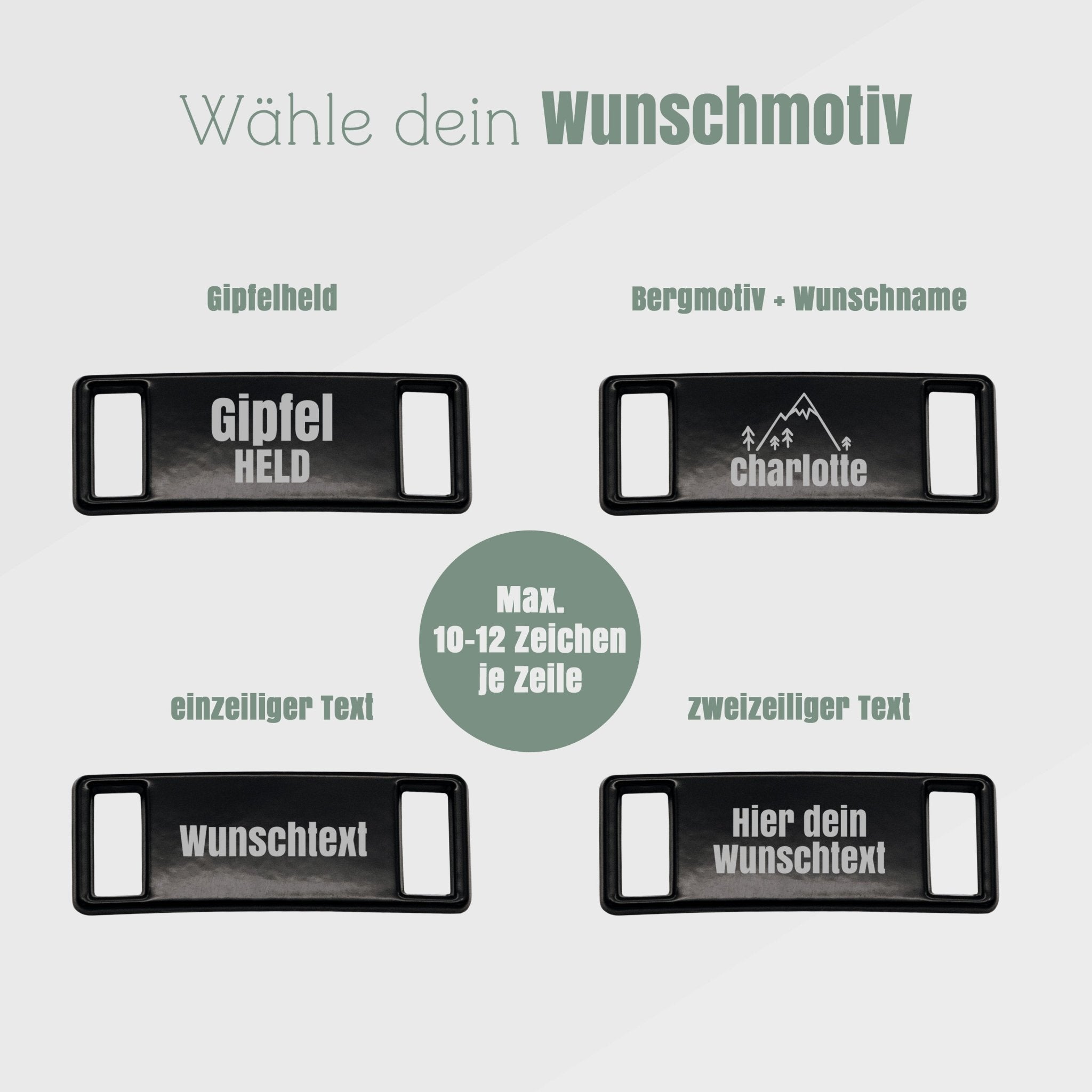 Schnürsenkelanhänger - Lacetag Wandern - Abenteuernah