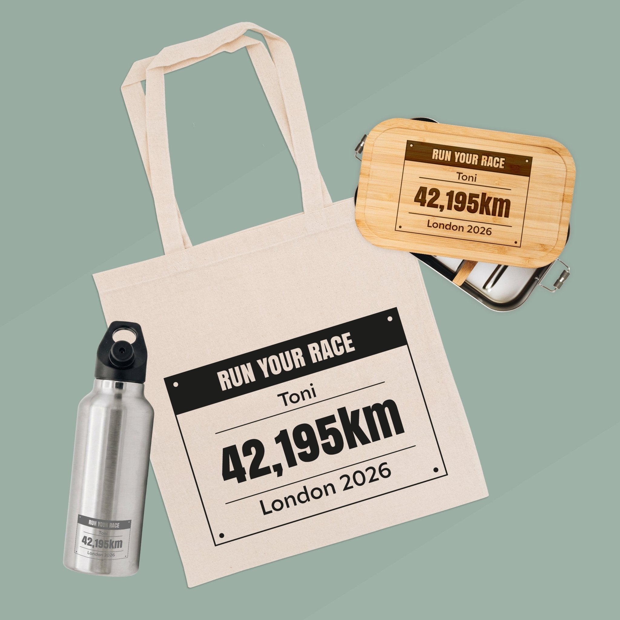 Starterkit Marathon personalisiert - Laufevent Sustainable - Abenteuernah