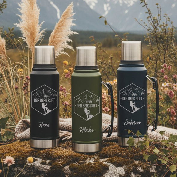 Thermosflasche - Der Berg ruft - Abenteuernah