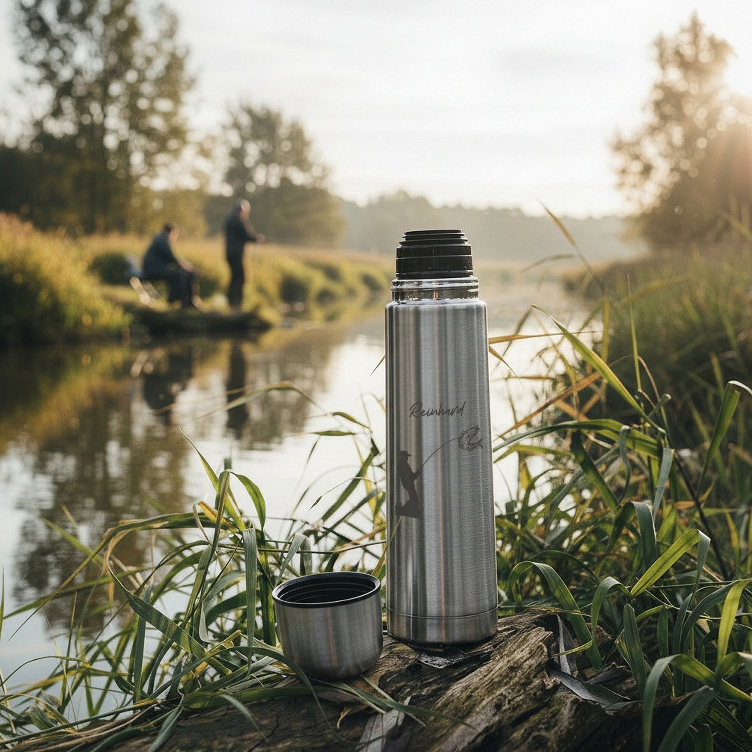 Thermosflasche Edelstahl - Angler - Abenteuernah
