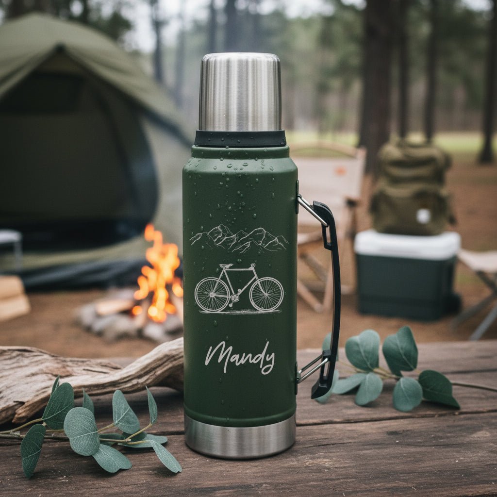 Thermosflasche - Fahrrad - Abenteuernah