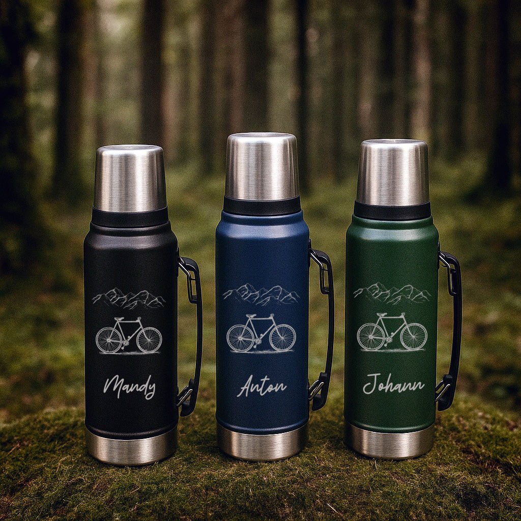 Thermosflasche - Fahrrad - Abenteuernah