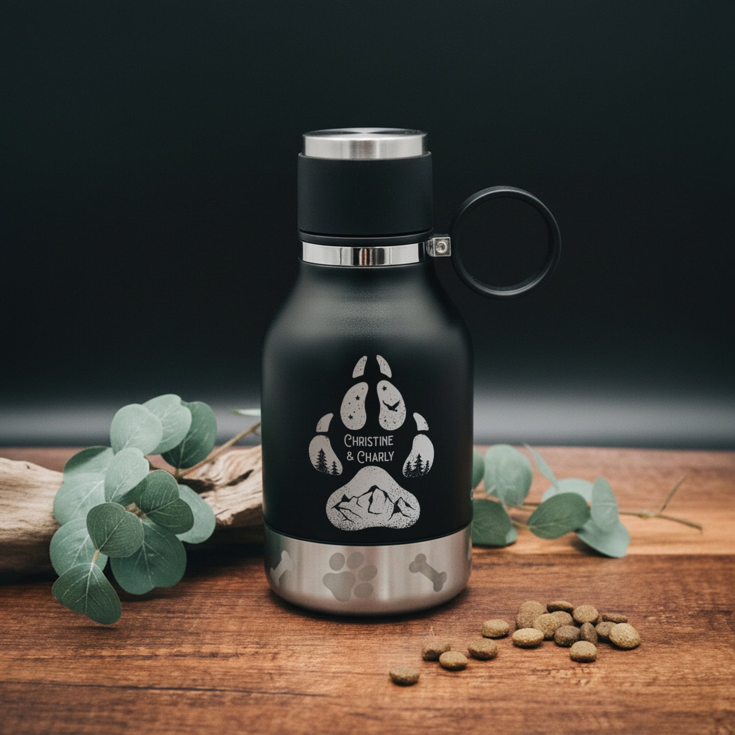 Trinkflasche Buddy klein - Hundepfote - Abenteuernah