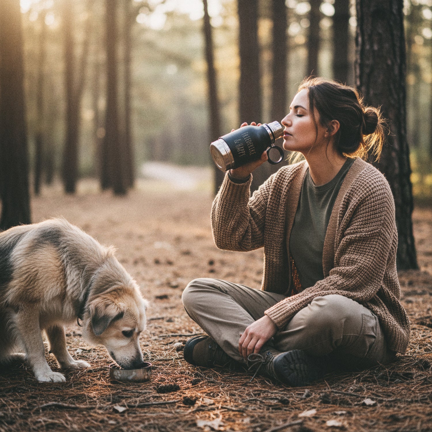 Trinkflasche Buddy klein - Wunschnamen - Abenteuernah
