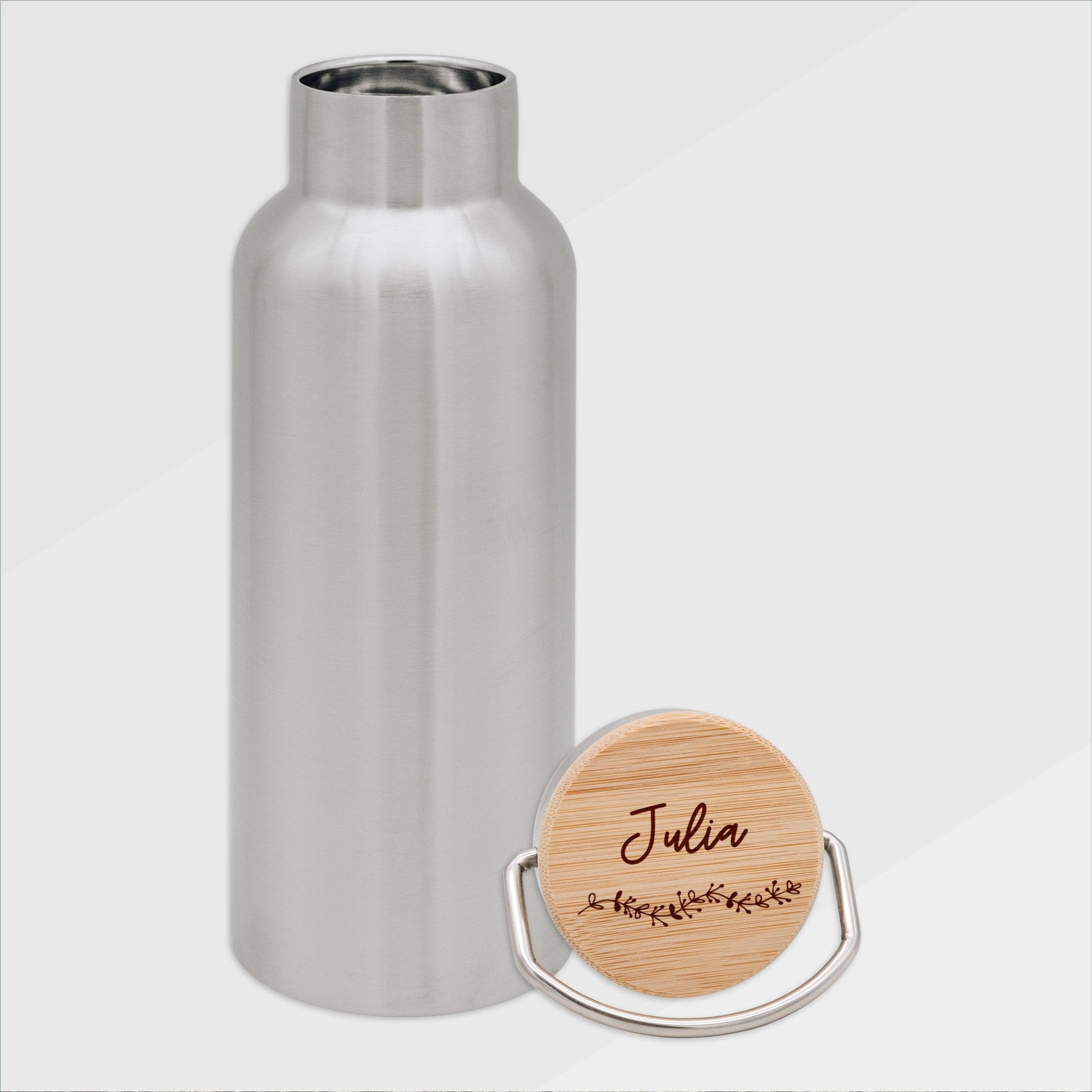 Trinkflasche Edelstahl - Zweige - Abenteuernah