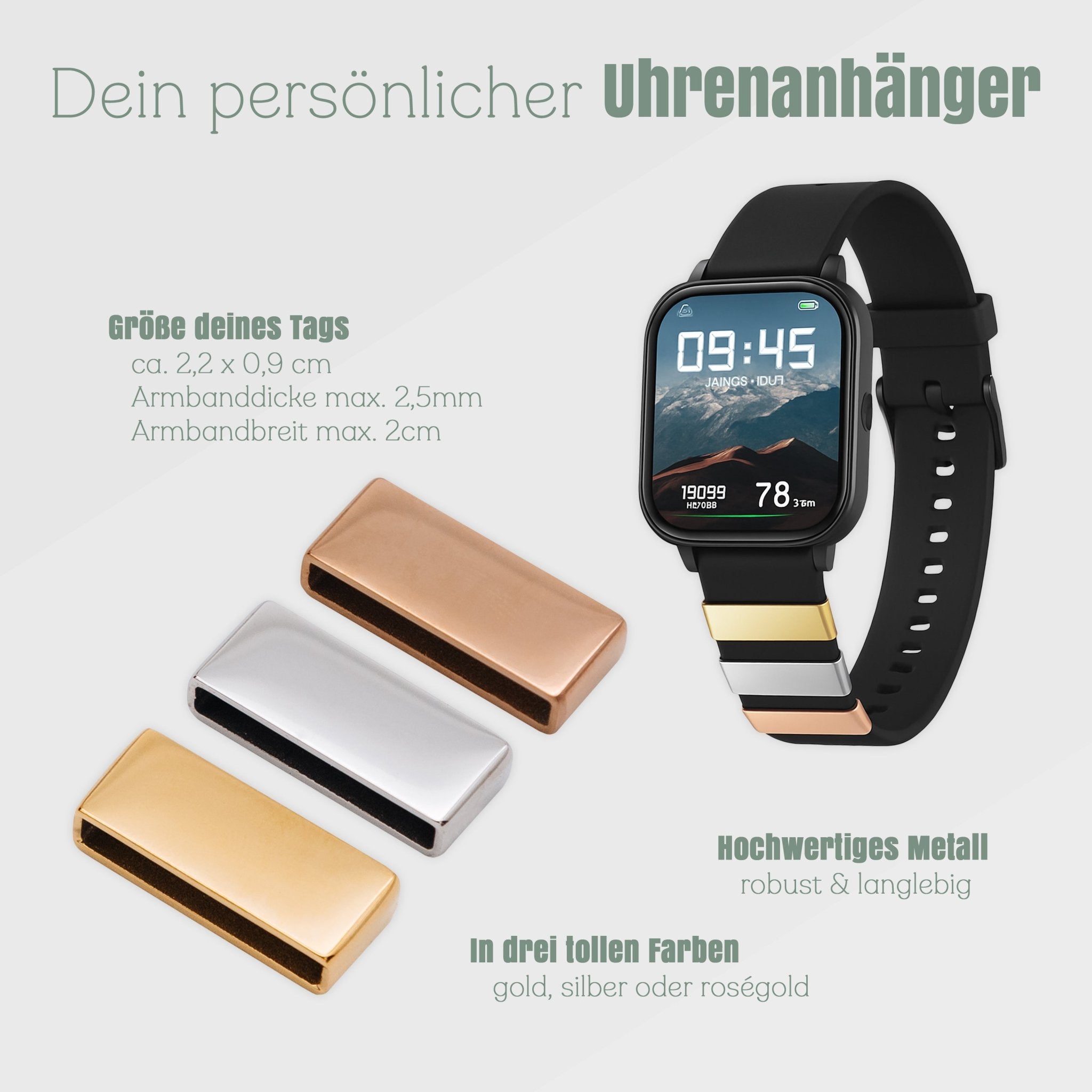 Uhren Charm - Wandern - Abenteuernah