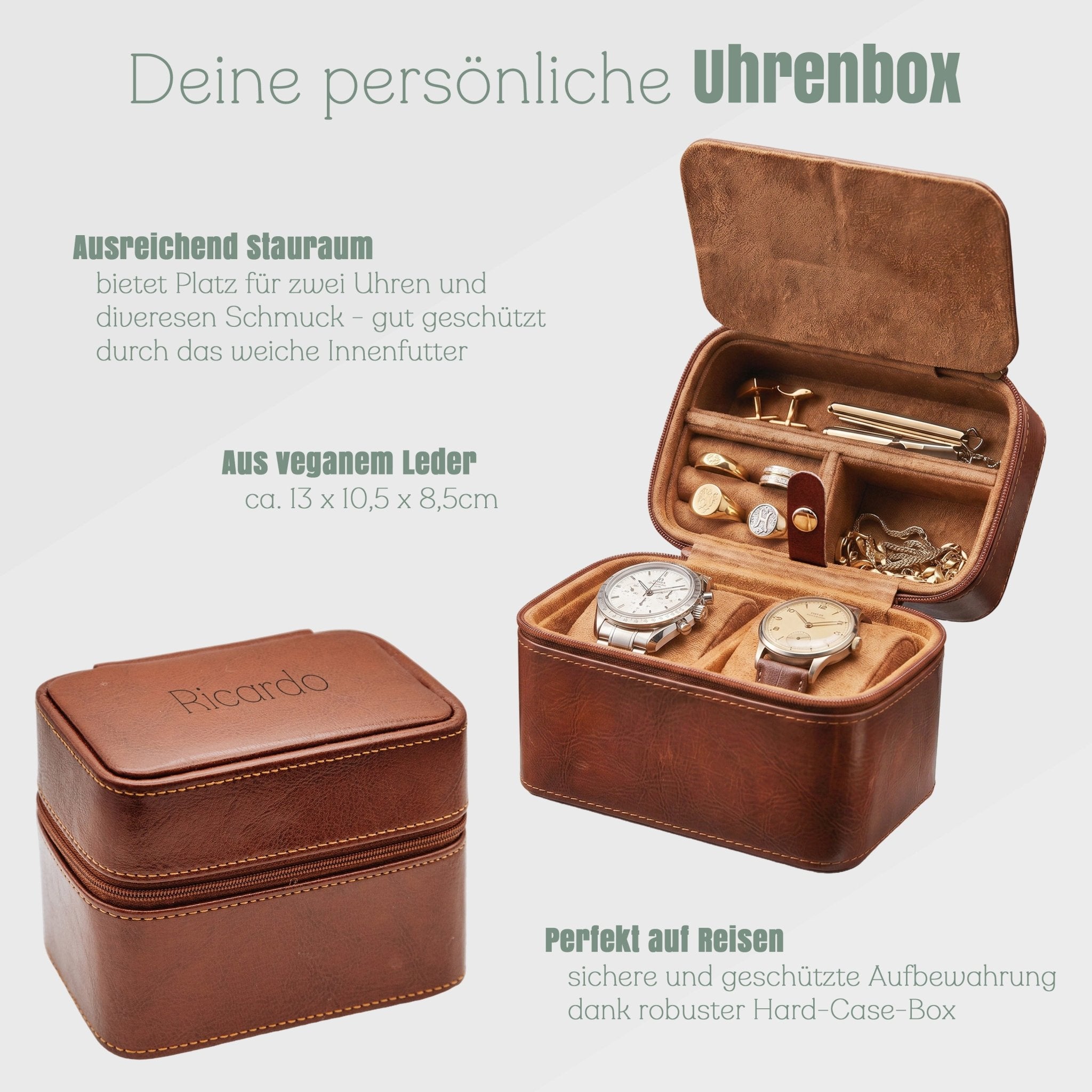 Uhrenbox personalisiert - Wunschname - Abenteuernah