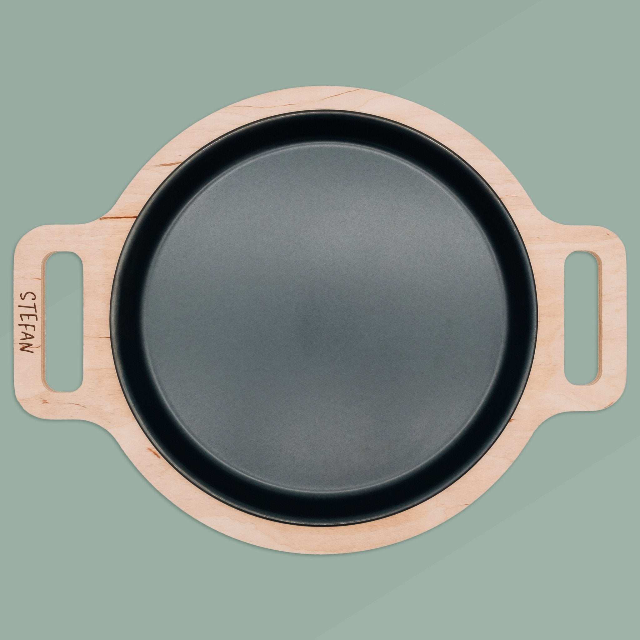 Warmhalteplatte rund - Name - Abenteuernah