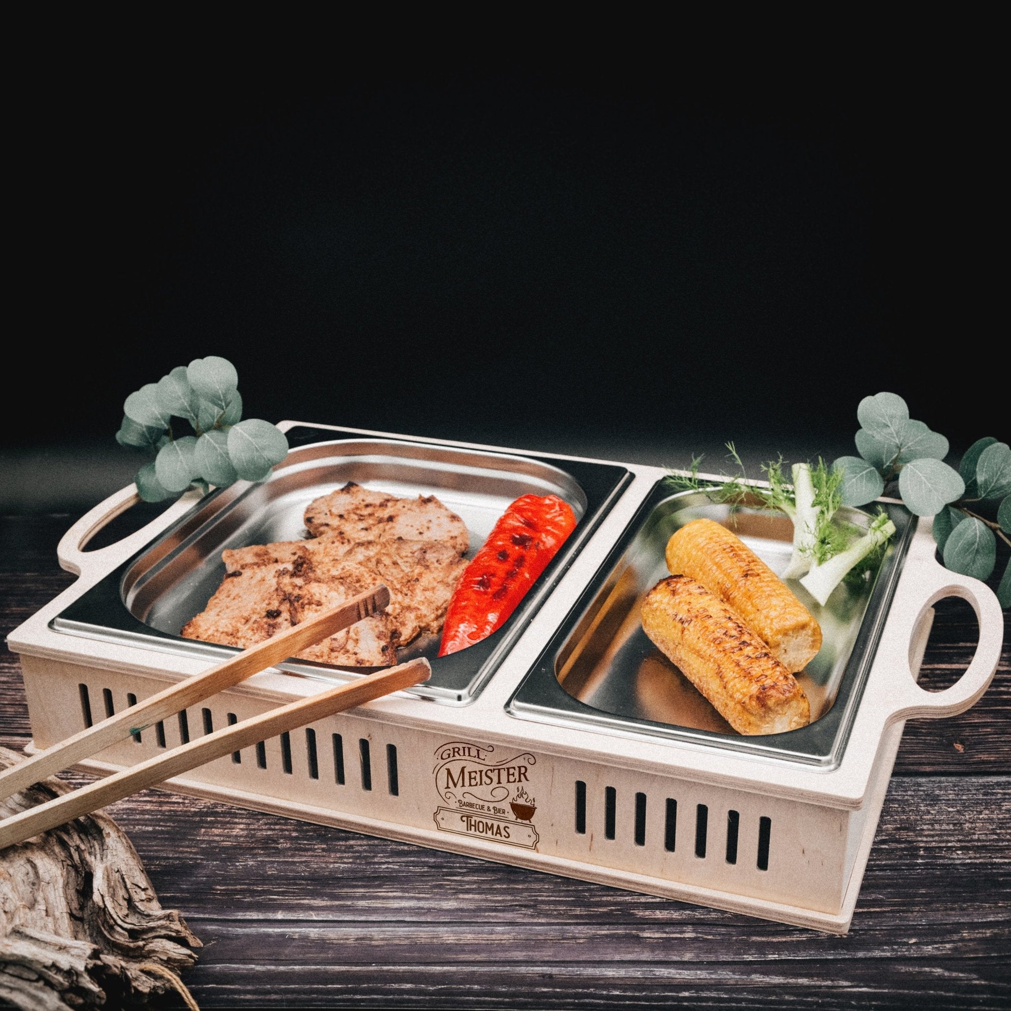 Warmhalteplatte - Vintage Grillmeister - Abenteuernah
