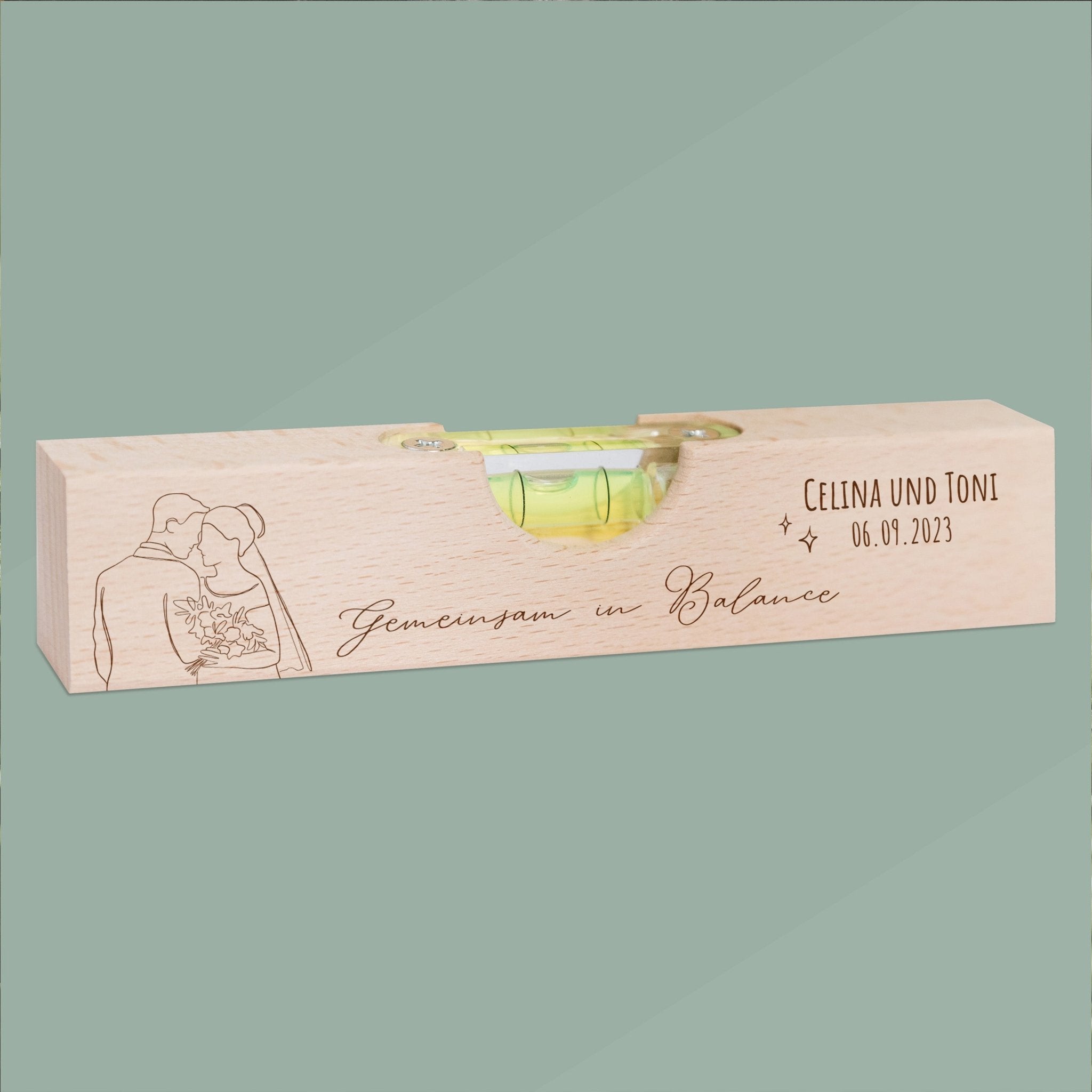 Wasserwaage Holz - Gemeinsam in Balance - Abenteuernah