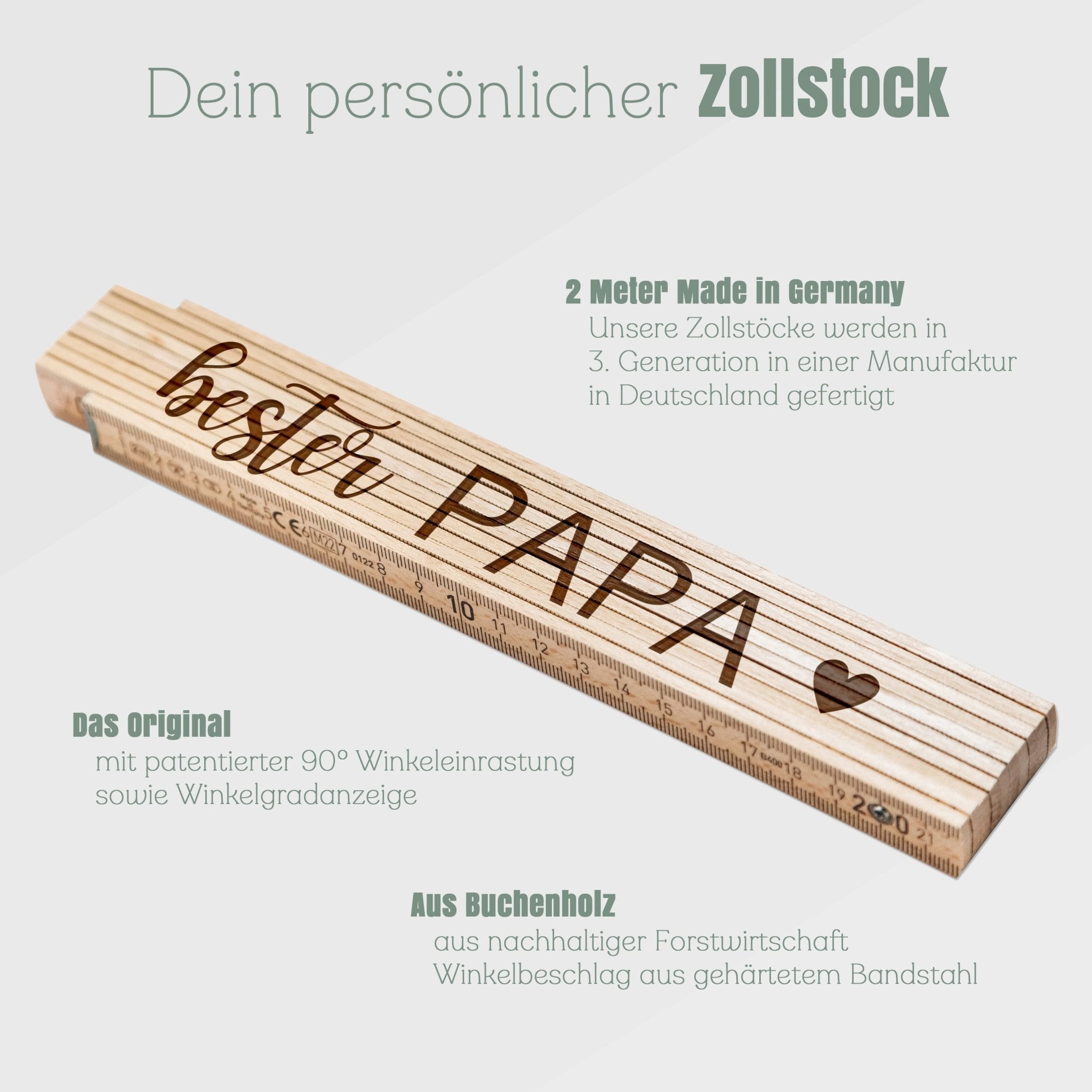 Zollstock - bester Papa - Abenteuernah